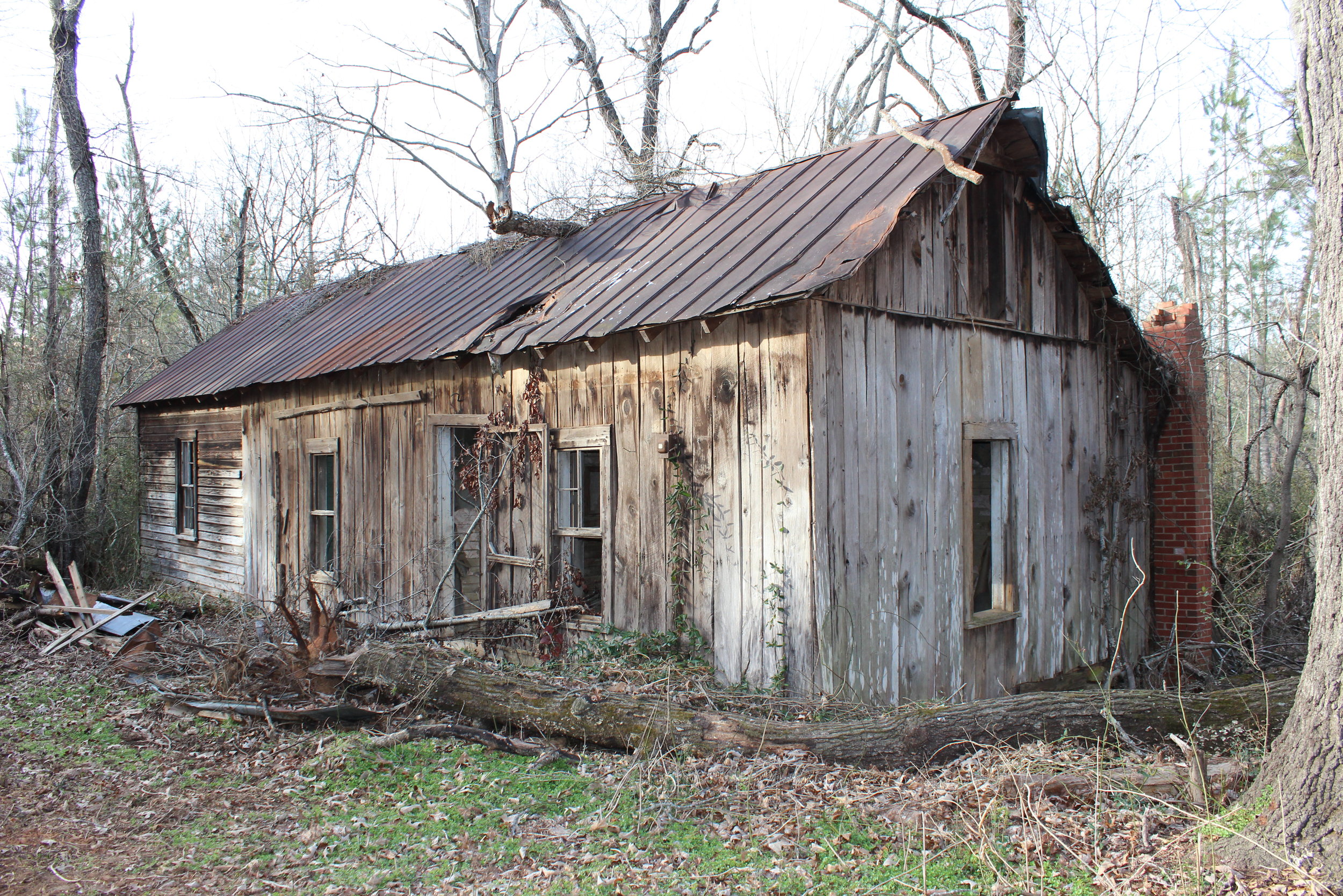 Farmhouse under restoration