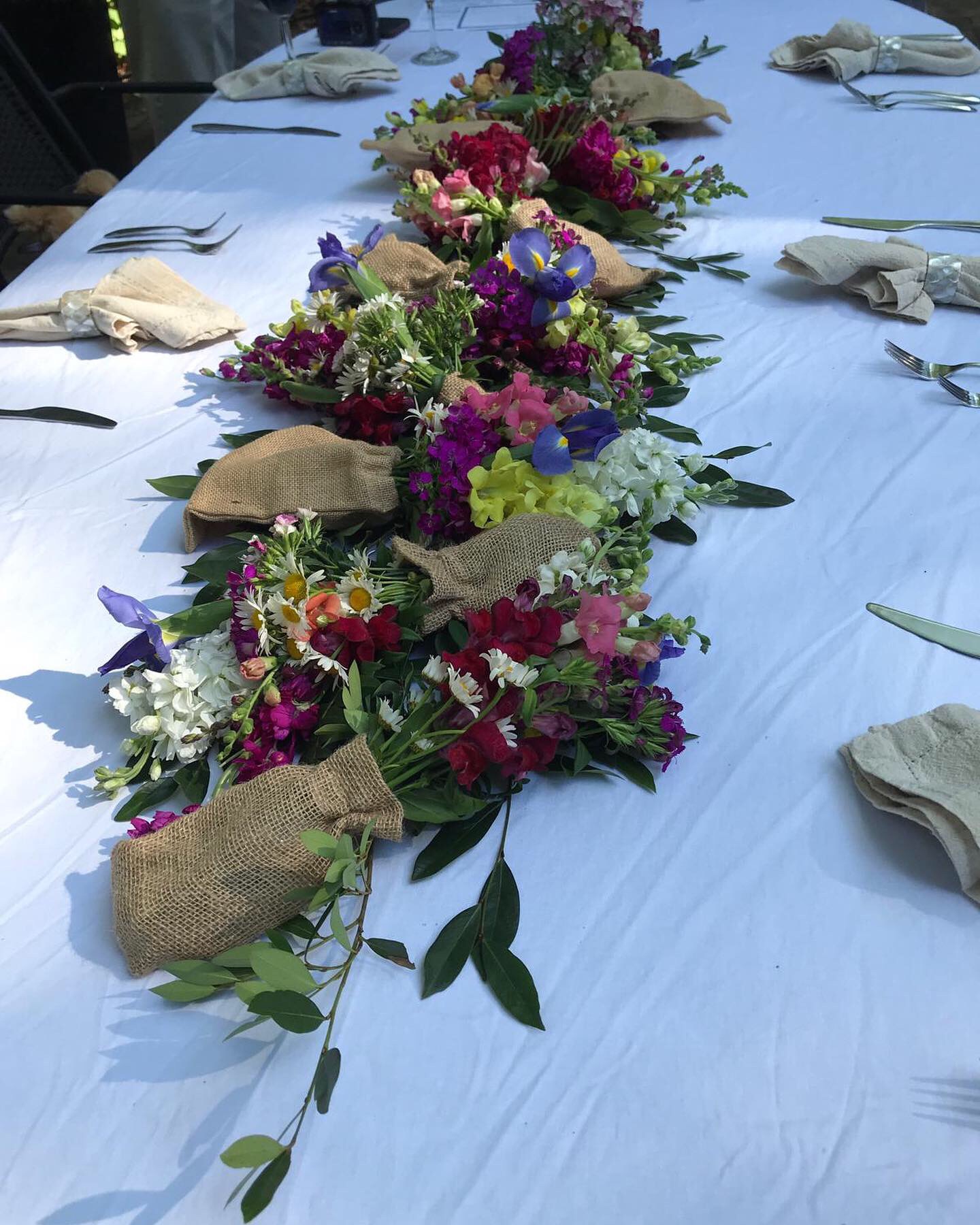 Wildflower Wedding Tablescapes