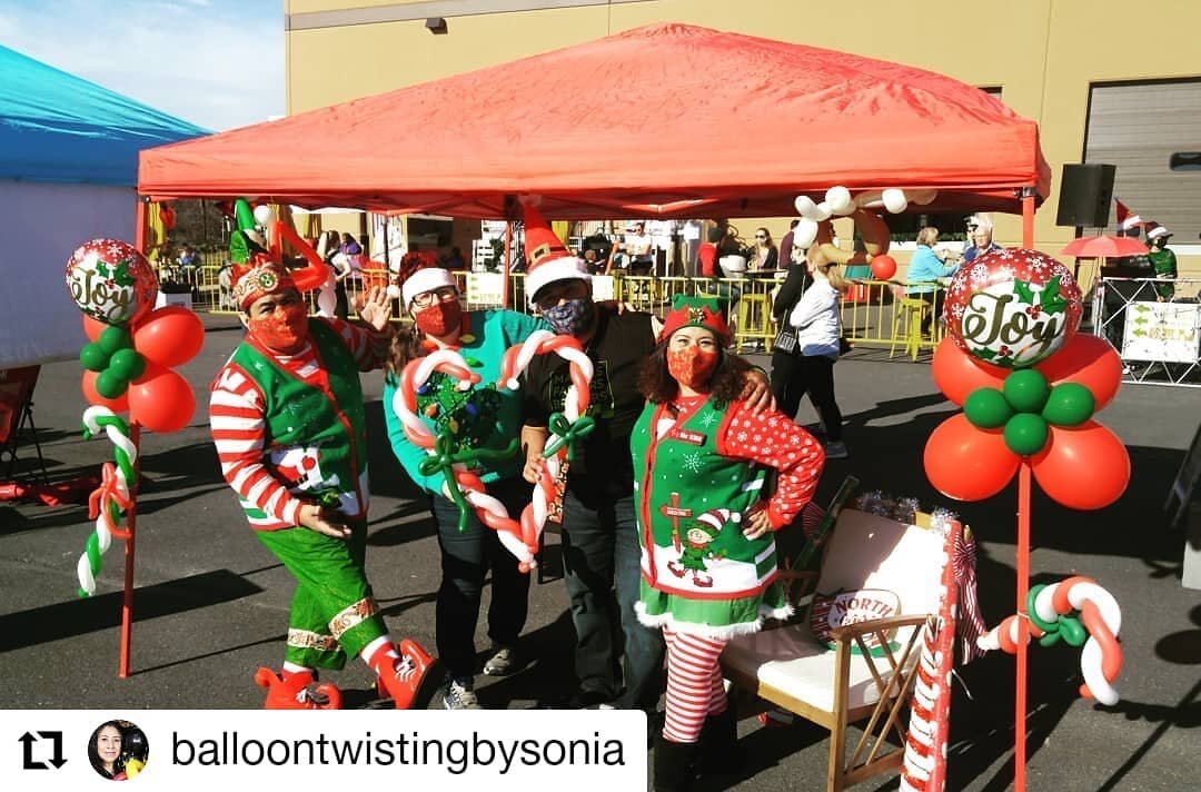 #Repost @balloontwistingbysonia
&bull; &bull; &bull; &bull; &bull; &bull;
Come and have fun at Winter Markers Farmers Brewers. We will be here until 4:30 pm. Santa will come at 3 pm ✨🎄🎅🎁☃️❄️