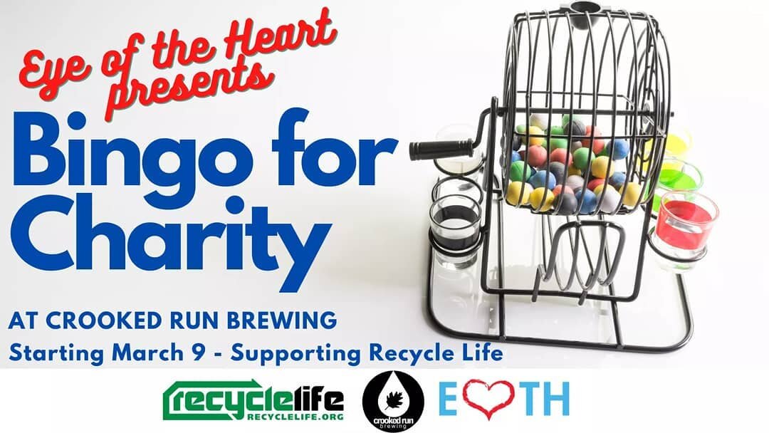 Bingo for Charity is back and better than ever and on a new day - TUESDAY! So be ready for a fun-filled evening of bingo 🎉  beers 🍻  and tacos 🌮  all for a great cause!!

Each event benefits a great local non-profit thanks to Crooked Run Brewing t