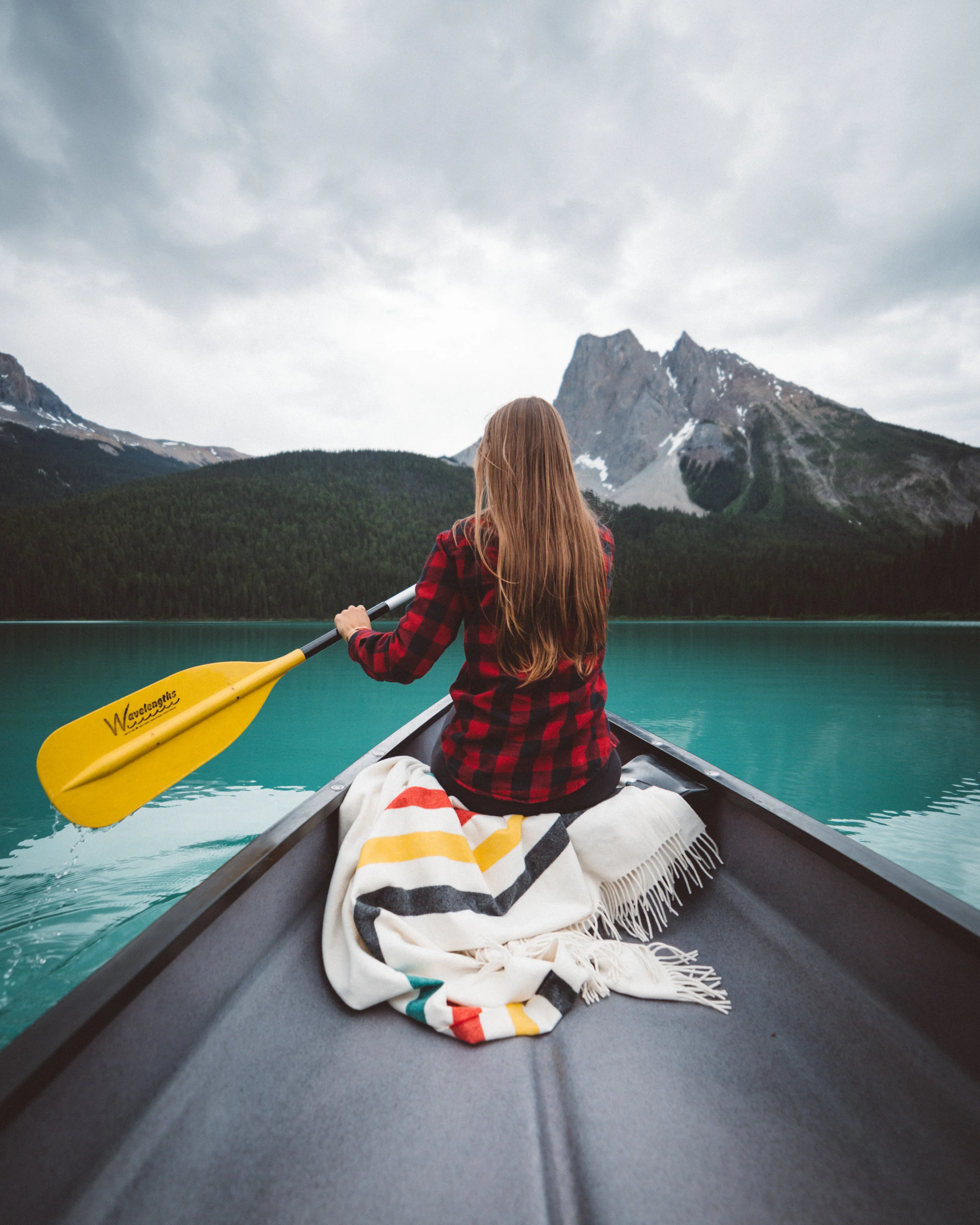 A morning paddle around Emerald Lake, photo / Christian Schaffer
