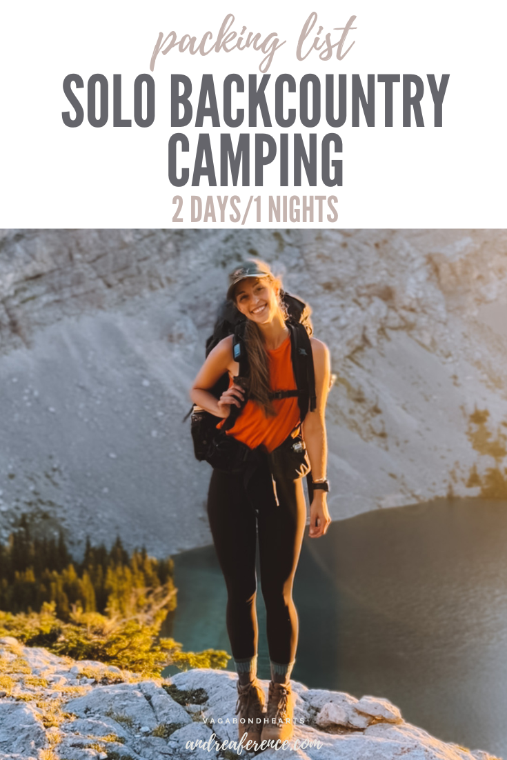 Solo Backcountry Camping Packing Guide 