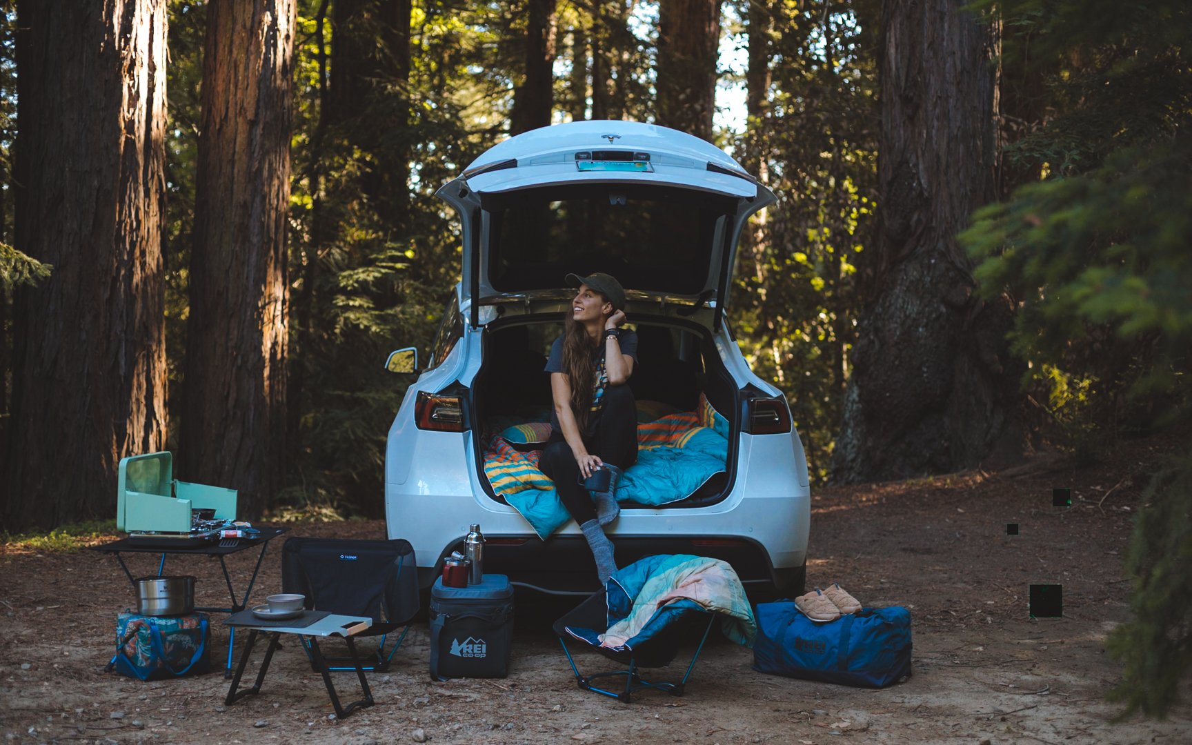 Tesla Model 3: Campingkabine