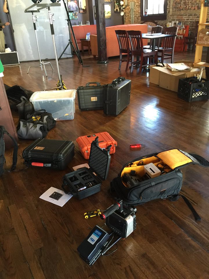 RedFox gear on set