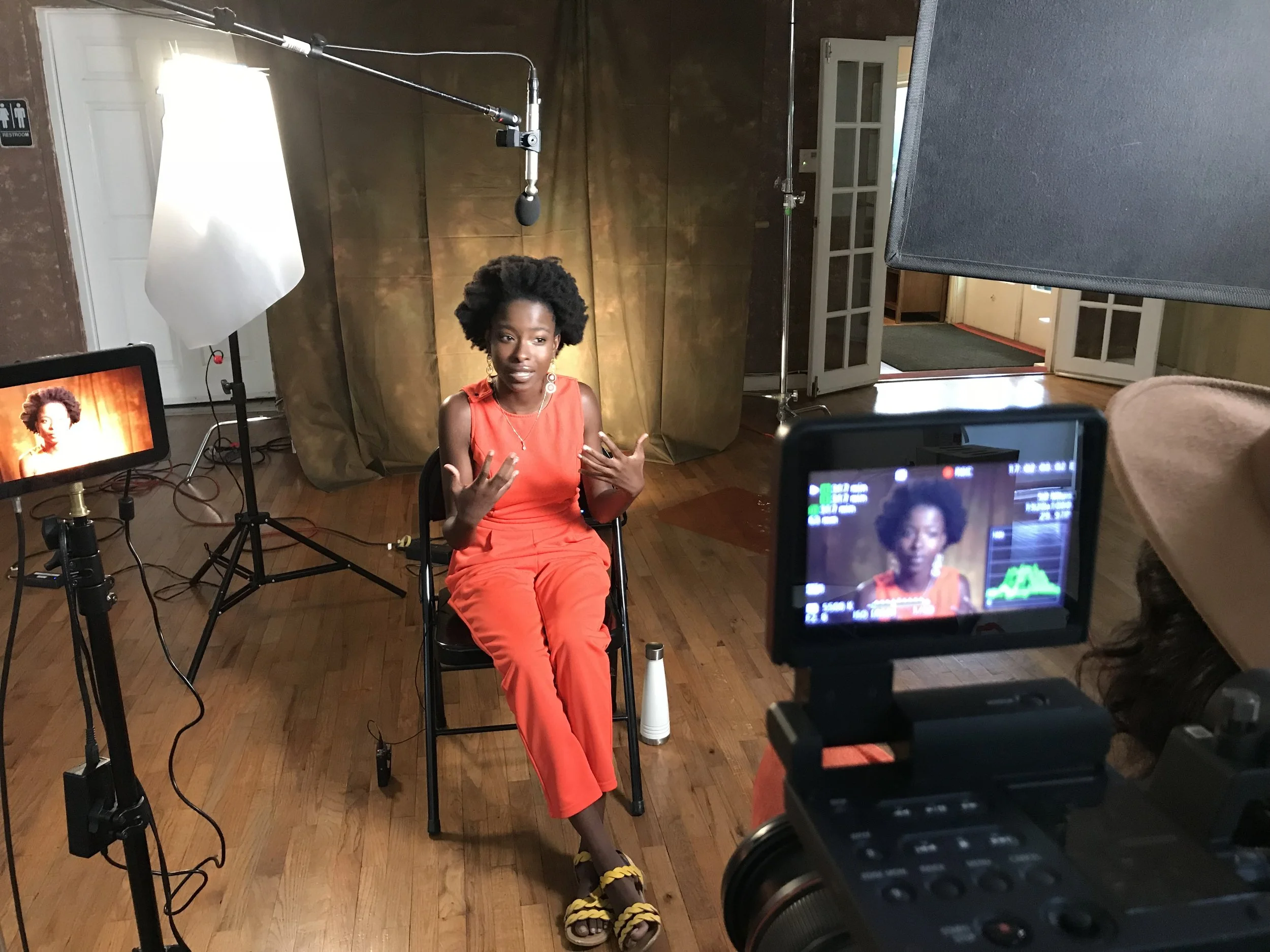 Behind the scenes BET shoot Tony Peck DP