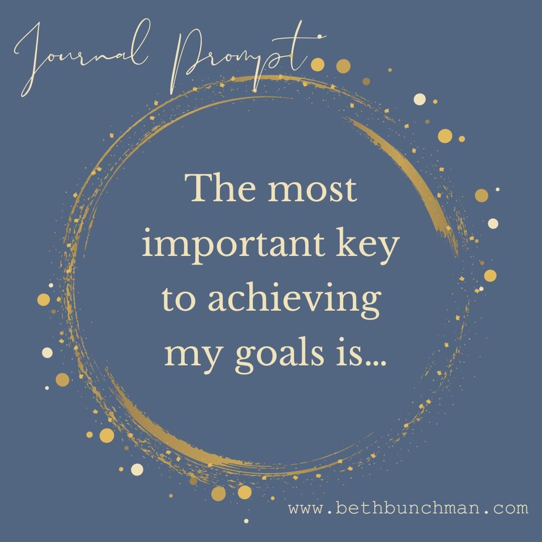 Sometimes it can be so overwhelming to consider 
ALL THE THINGS 
we need to do/remember to achieve our long term goals. 

(Sometimes we even need a remember to verbalize or write down our goals!) 

Consider doing some journaling around your goals and