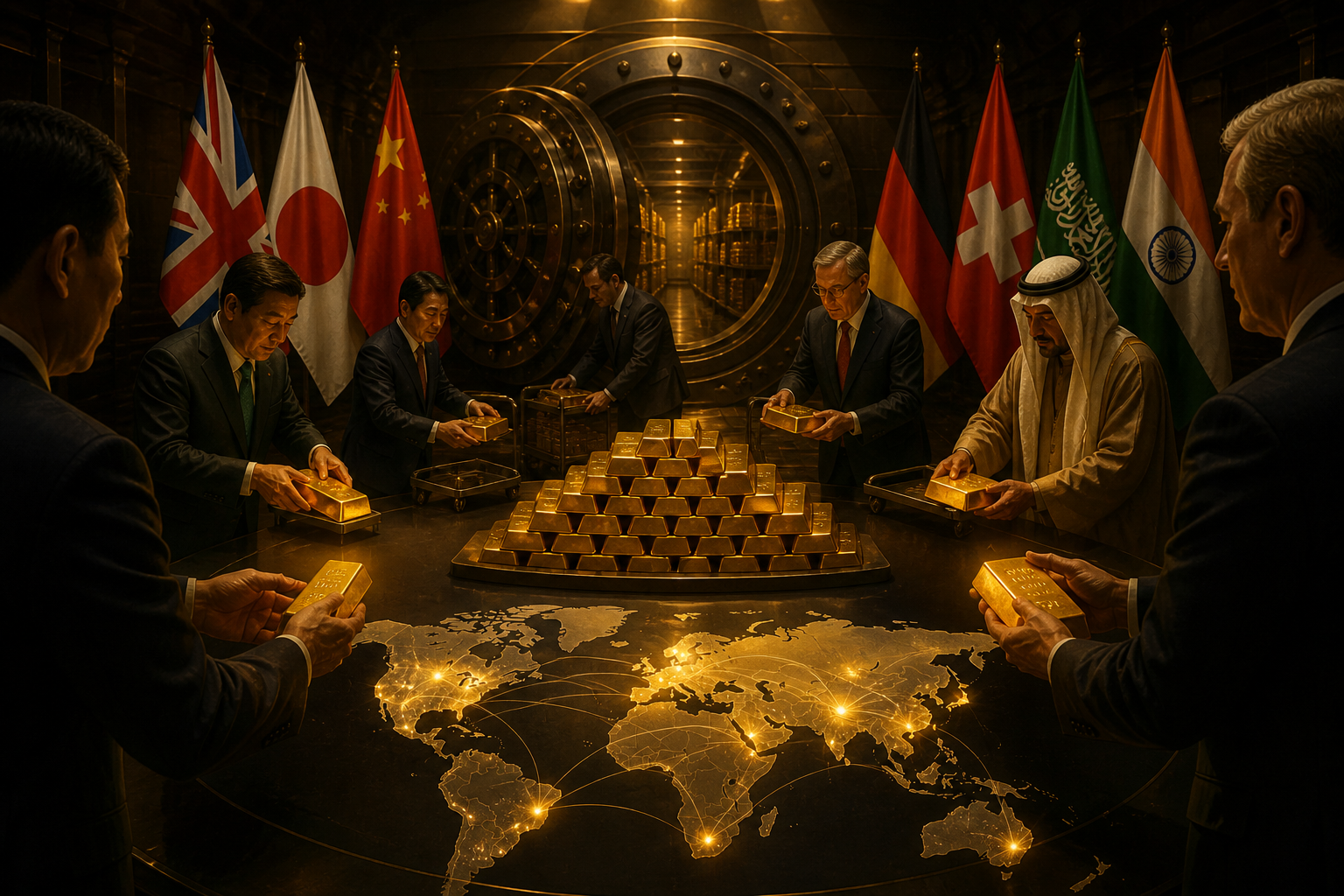 When the Guardians of the Dollar Buy Gold