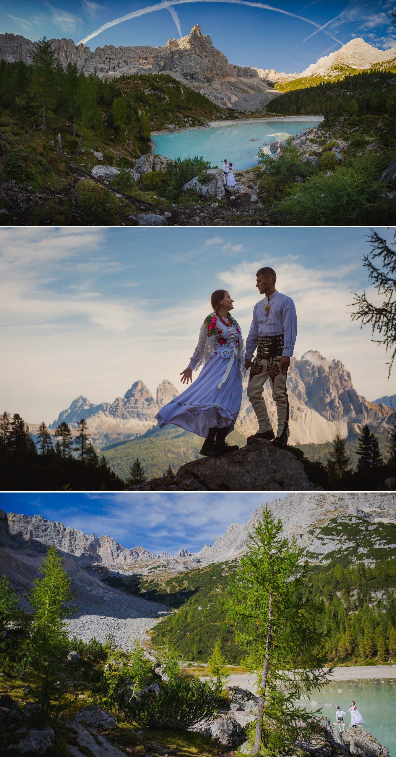 Zdjęcia ślubne Dolomity Cortina d'Ampezzo Łukasz i Kinga fotografie Bartek Wyrobek  9.jpg