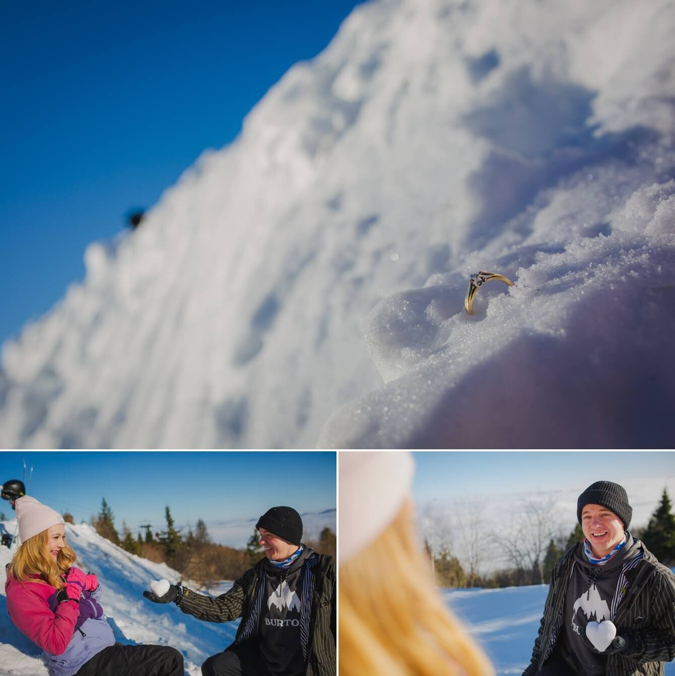 Sesja narzeczeńska Martyny i Bartka snowboard Krynica Jaworzyna śnieg fotografie Bartek Wyrobek  (8).jpg