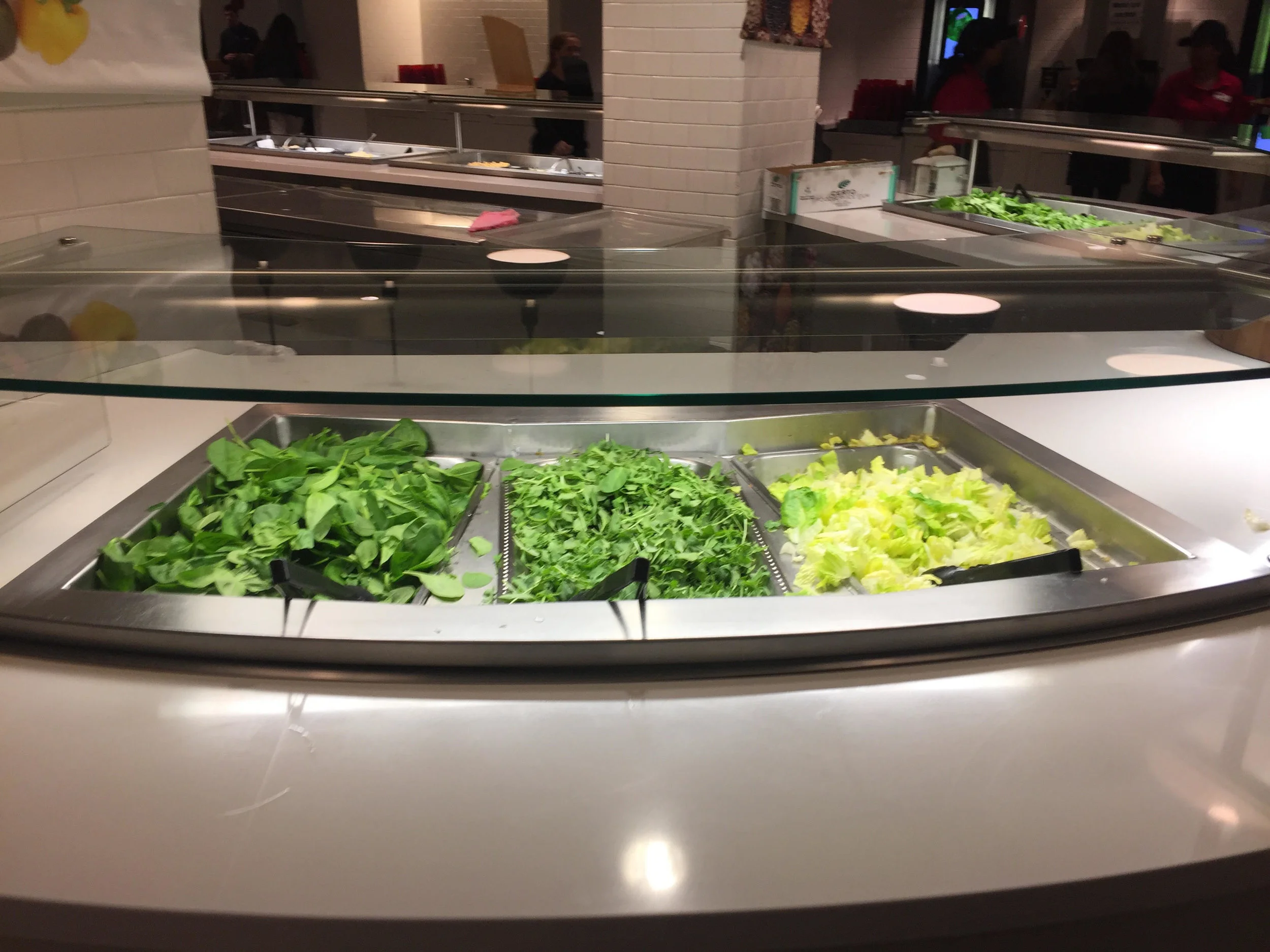 The Marist salad bar. 