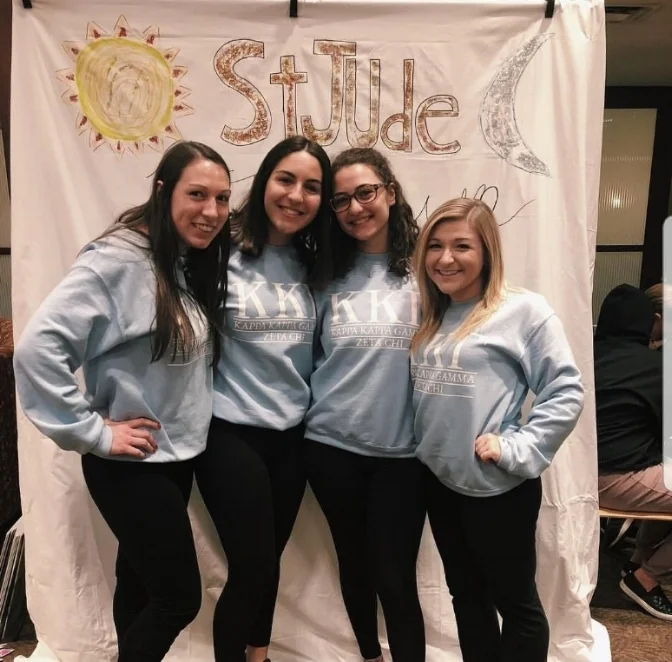 The members of Kappa Kappa Gamma participated in this year's Up 'Til Dawn event