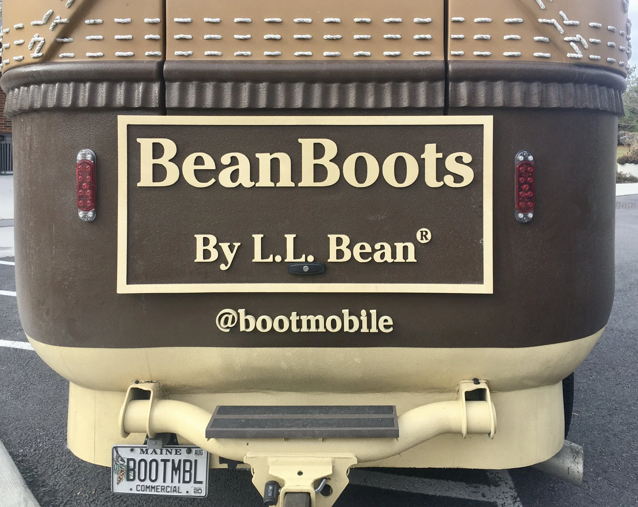 L.L. Bean Bootmobile Rolls Onto Campus