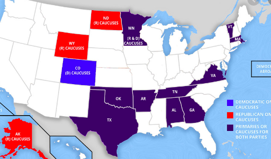 Super Tuesday: A Two-Way Race Between the Democrats has Emerged