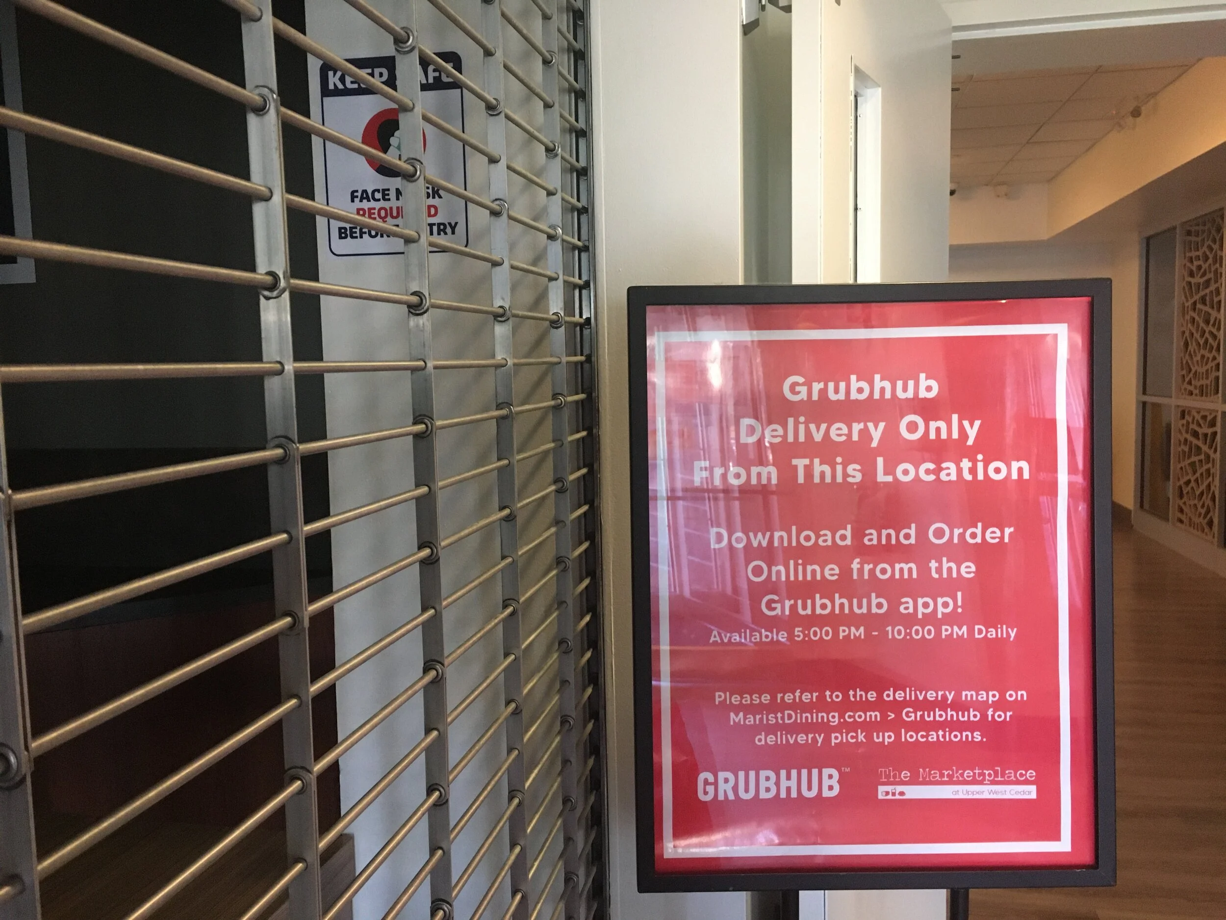 Grubhub Keeps Dining Safe, Efficient on Campus