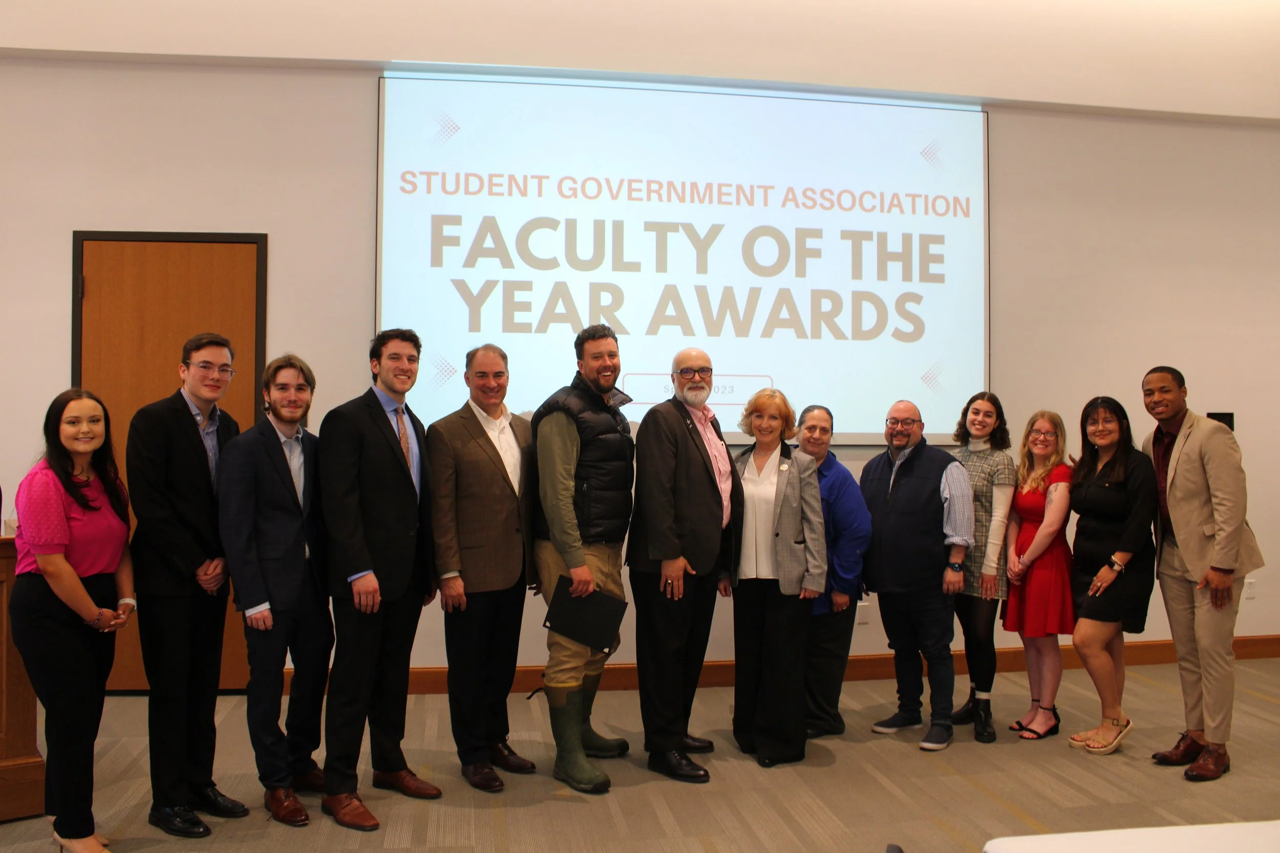SGA's 2023 Faculty of the Year Awards 