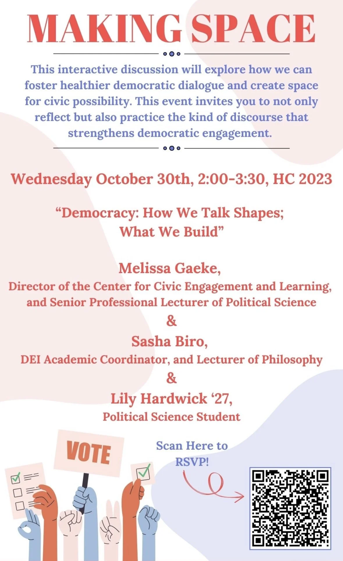 Fostering Dialogue and Civic Engagement at Marist