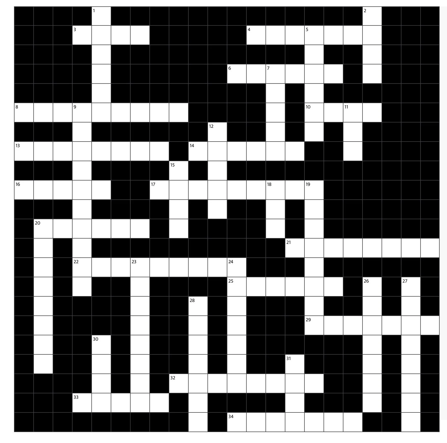 Crossword III: Onomatopoeias, Psychology and Australia 