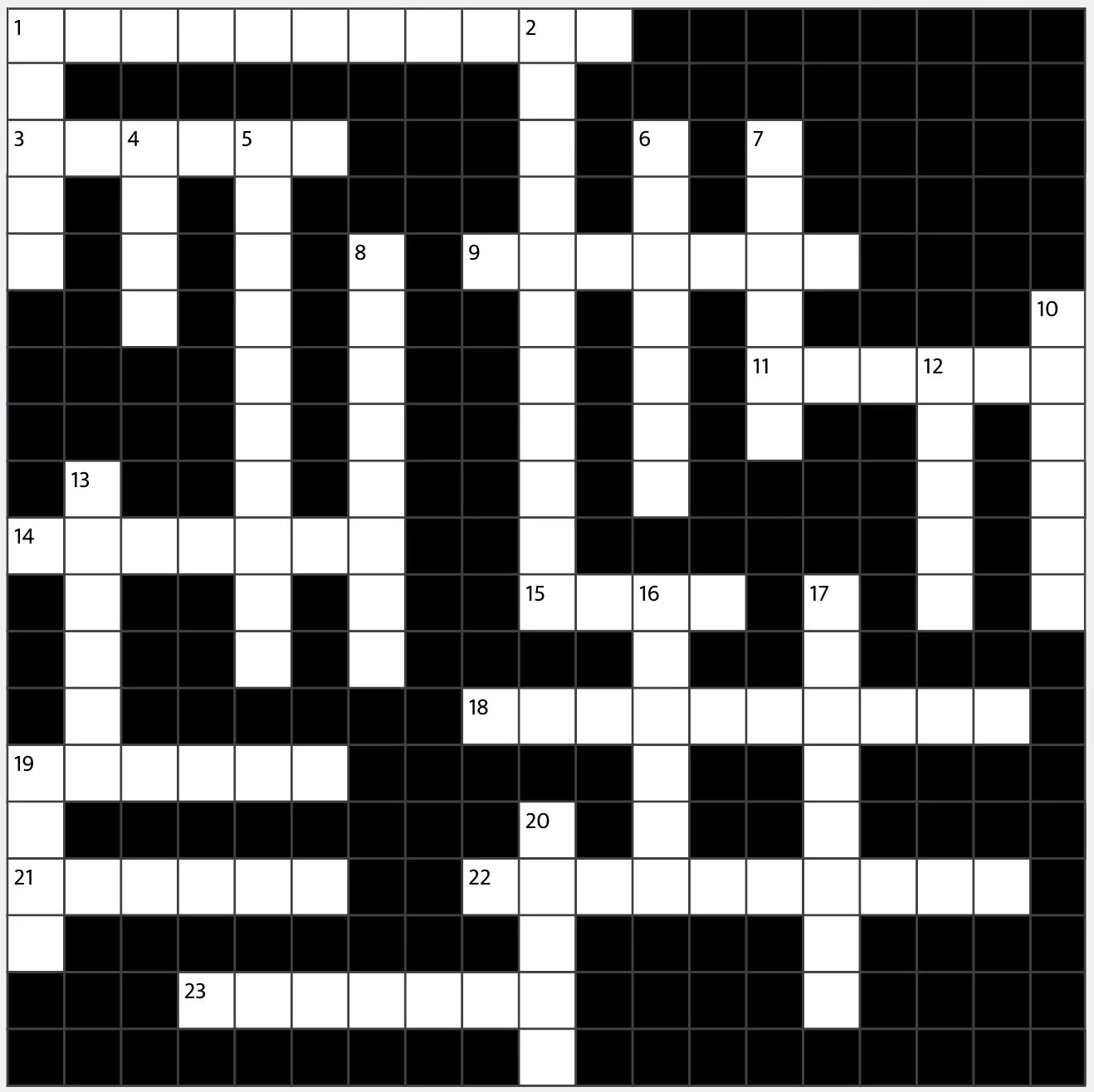 Crossword II: Games, Groups and Geography