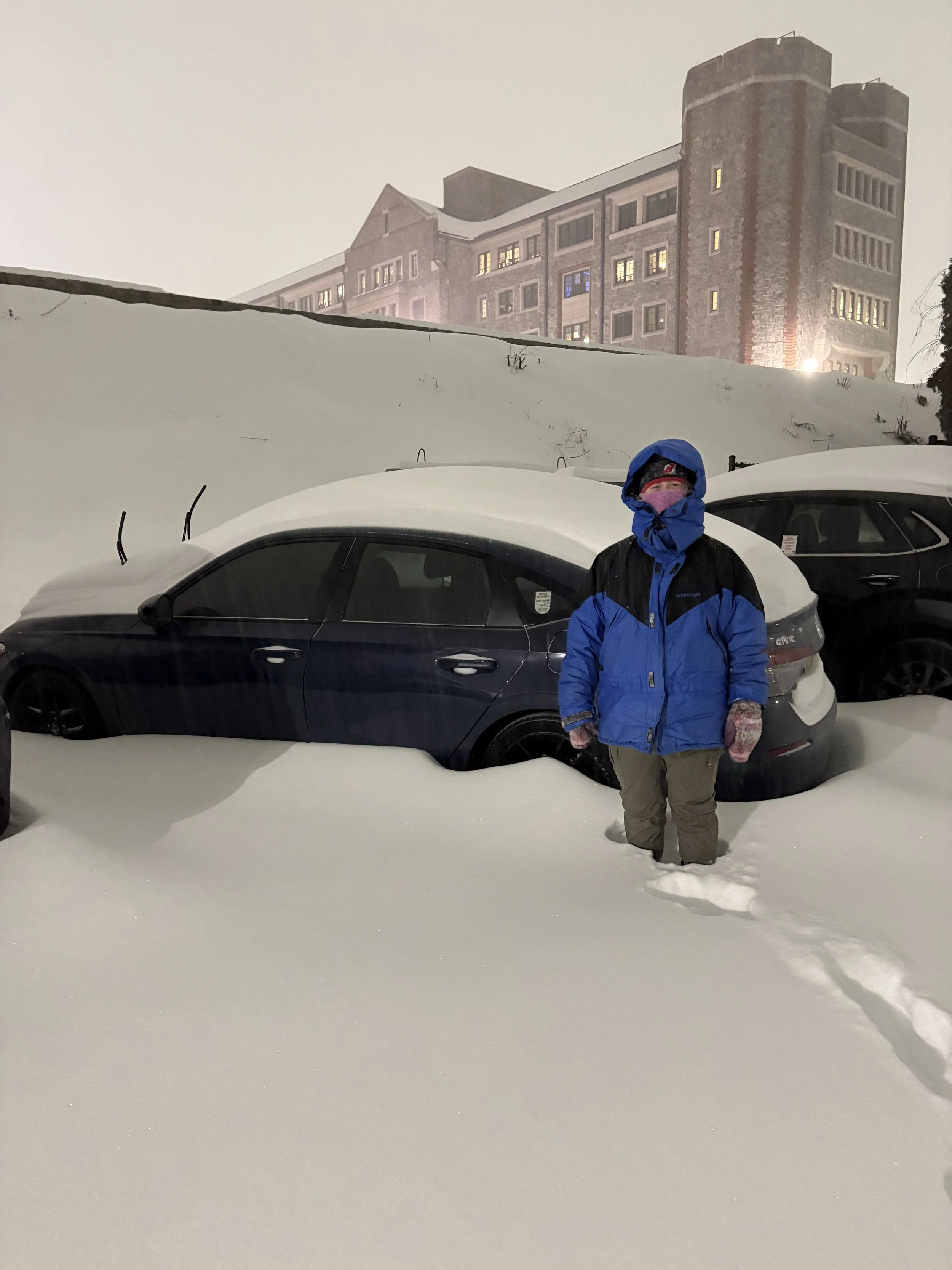 Campus Safety Works Hard Amid a Snowy Winter