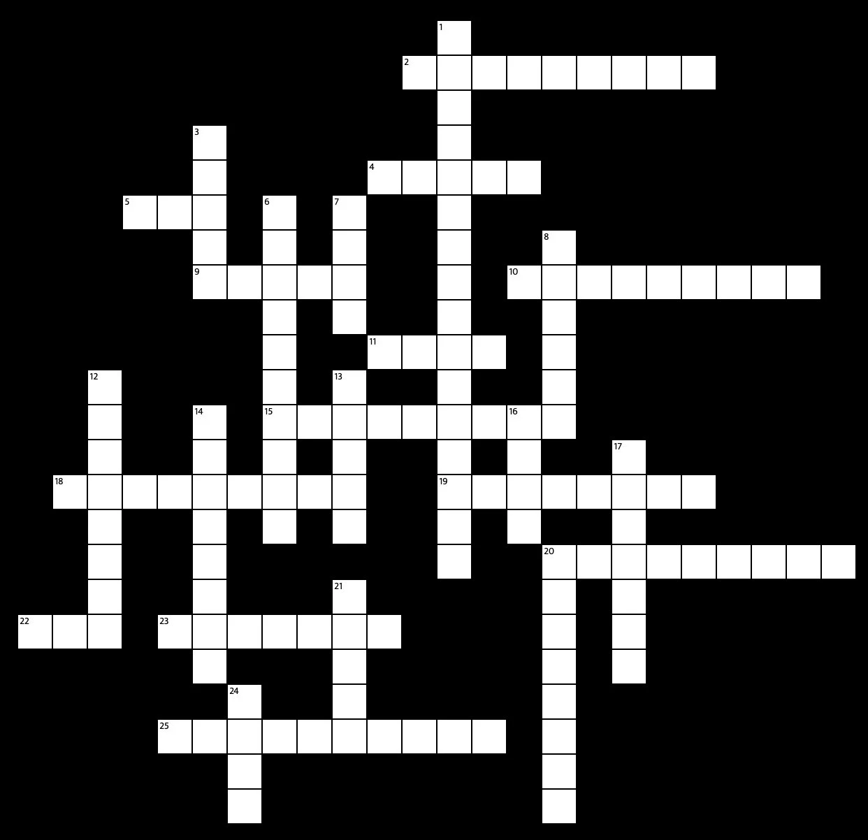 Crossword XIV: Elephants, Elements and Endings