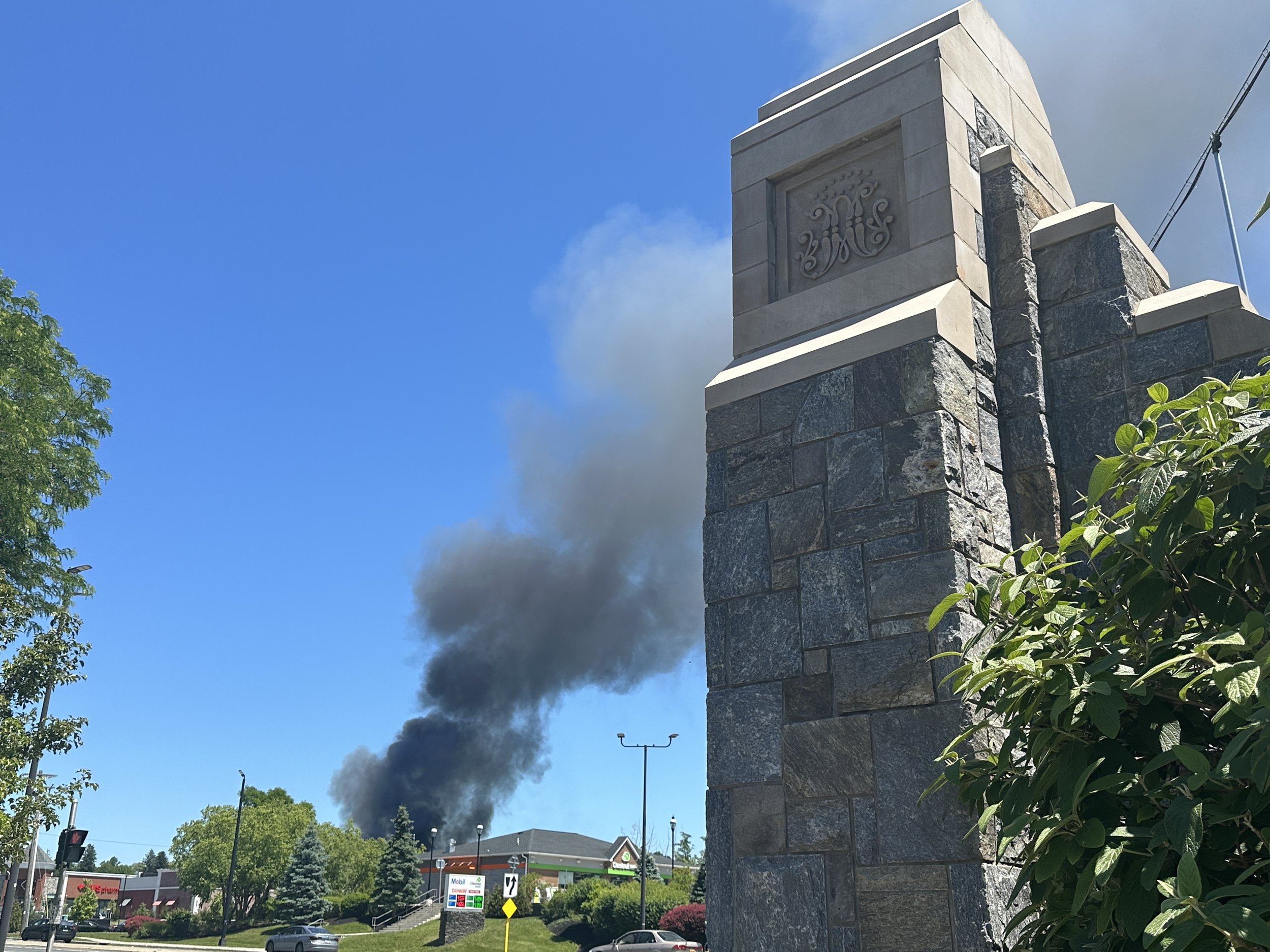 Hudson River Psychiatric Hospital Fire Smoke Visible from Campus