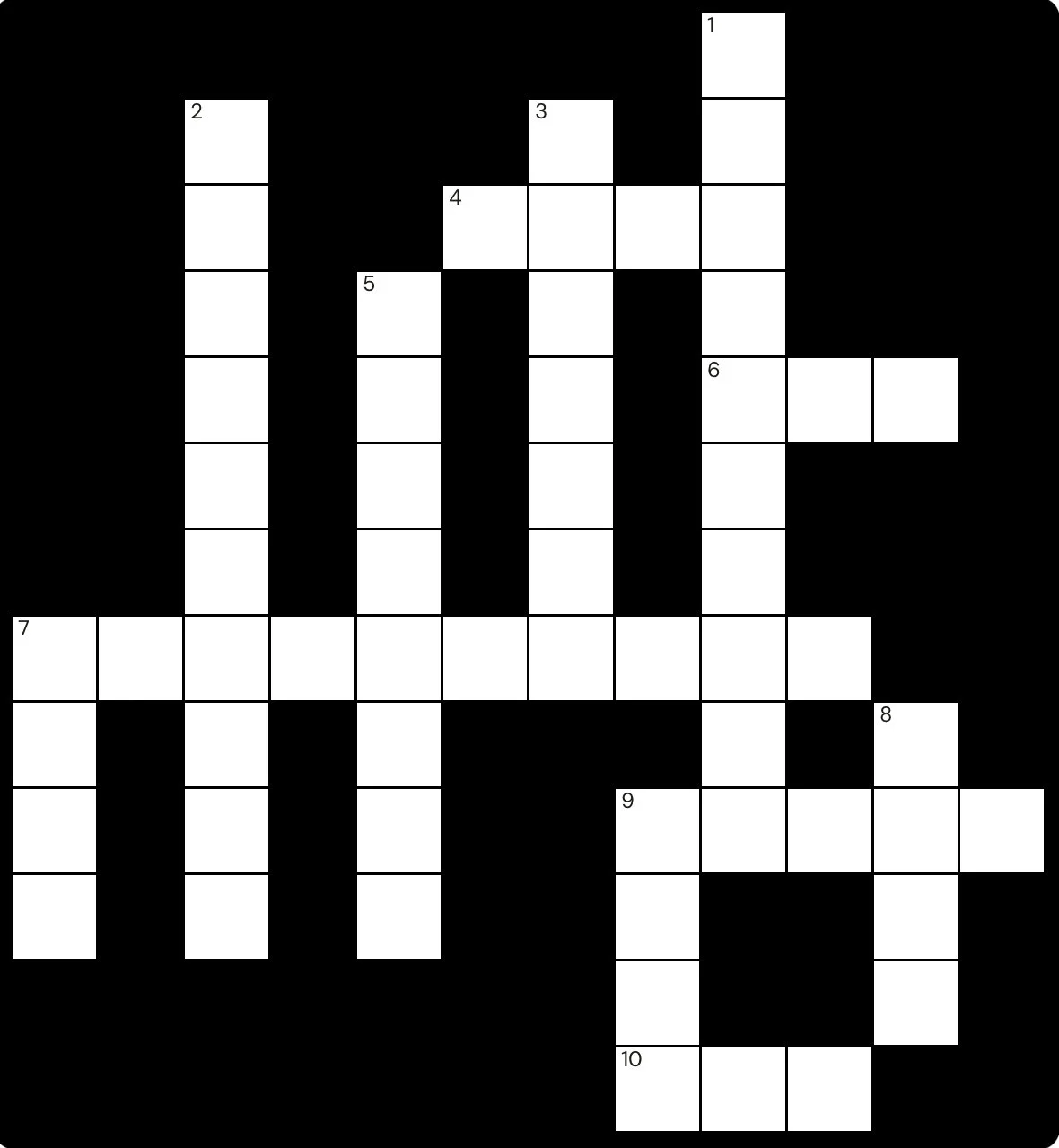 Crossword III: Sips, Sketches, Seasons