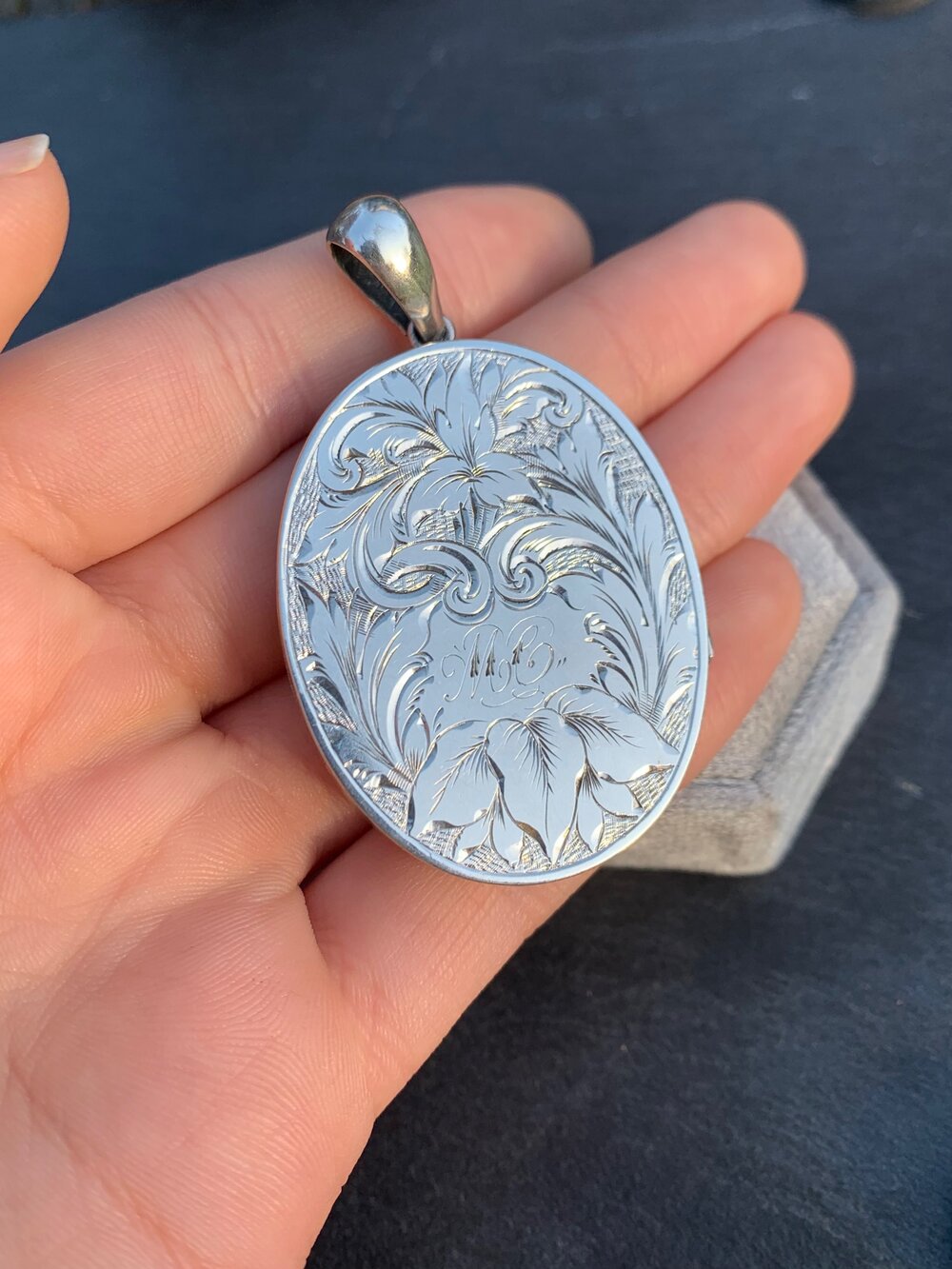 silver lockit pendant sterling silver