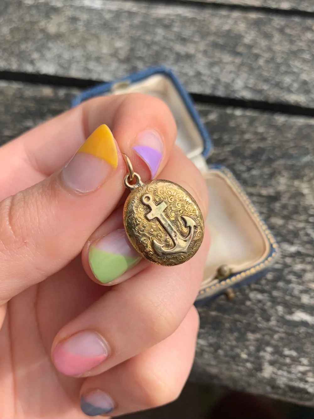 Anchor locket deals