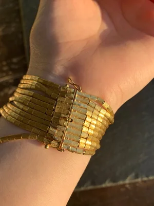 Articulated Bracelet 18k Gold Bracelet OUTSTANDING Vintage 18ct