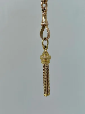 9ct gold tassel necklace sale