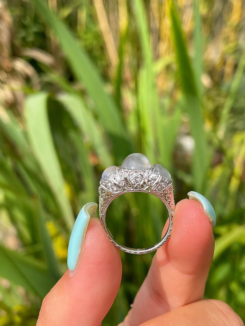 Chunky white hotsell gold rings