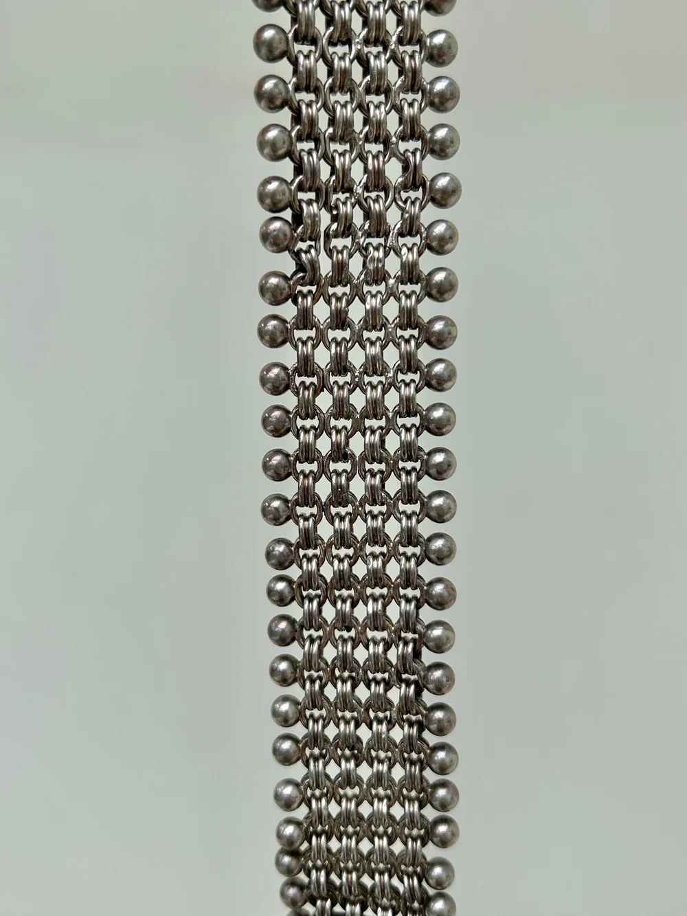 Victorian chunky silver extra wide cuff bracelet — Gembank1973