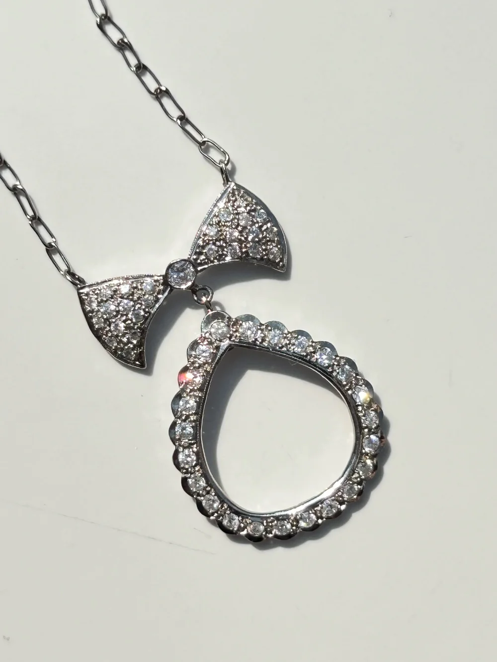 ネックレス・ペンダント August Harmony Bow Slide Necklace BMH1770 ネックレス・ペンダント August Harmony Bow Slide Necklace
