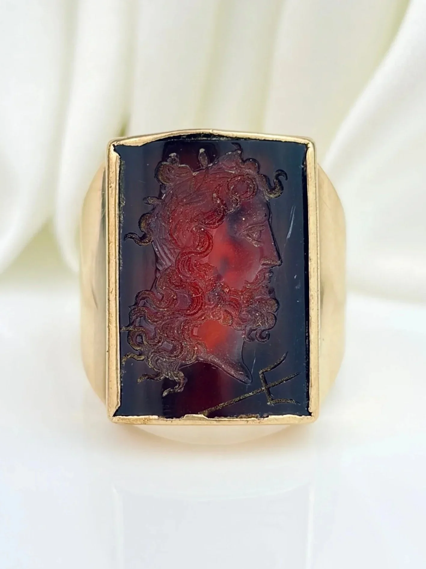 CARVED CARNELIAN SIGNET - £650