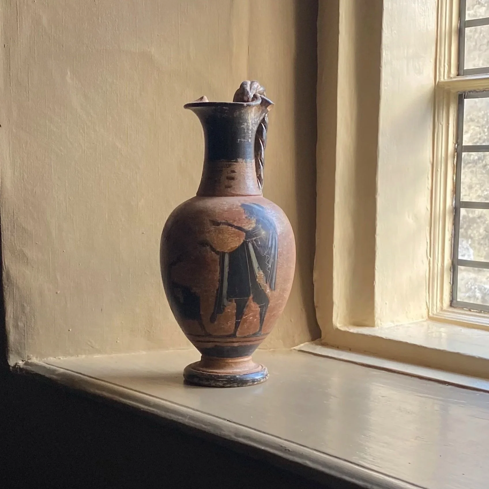 Museum Copy of a Terracotta Greek Ewer