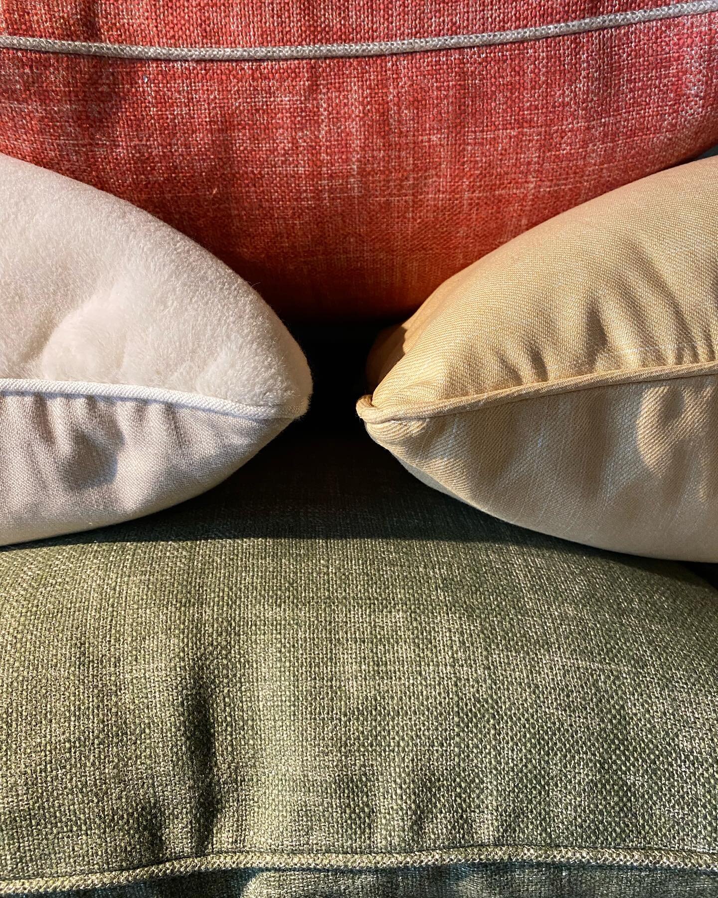 I&rsquo;ve updated the &lsquo;Remnant Cushion&rsquo; category on my website this week. These are made in-house from fabrics leftover from the upholstery process in a drive to reduce waste. Most of them are unique but occasionally I&rsquo;ll have enou