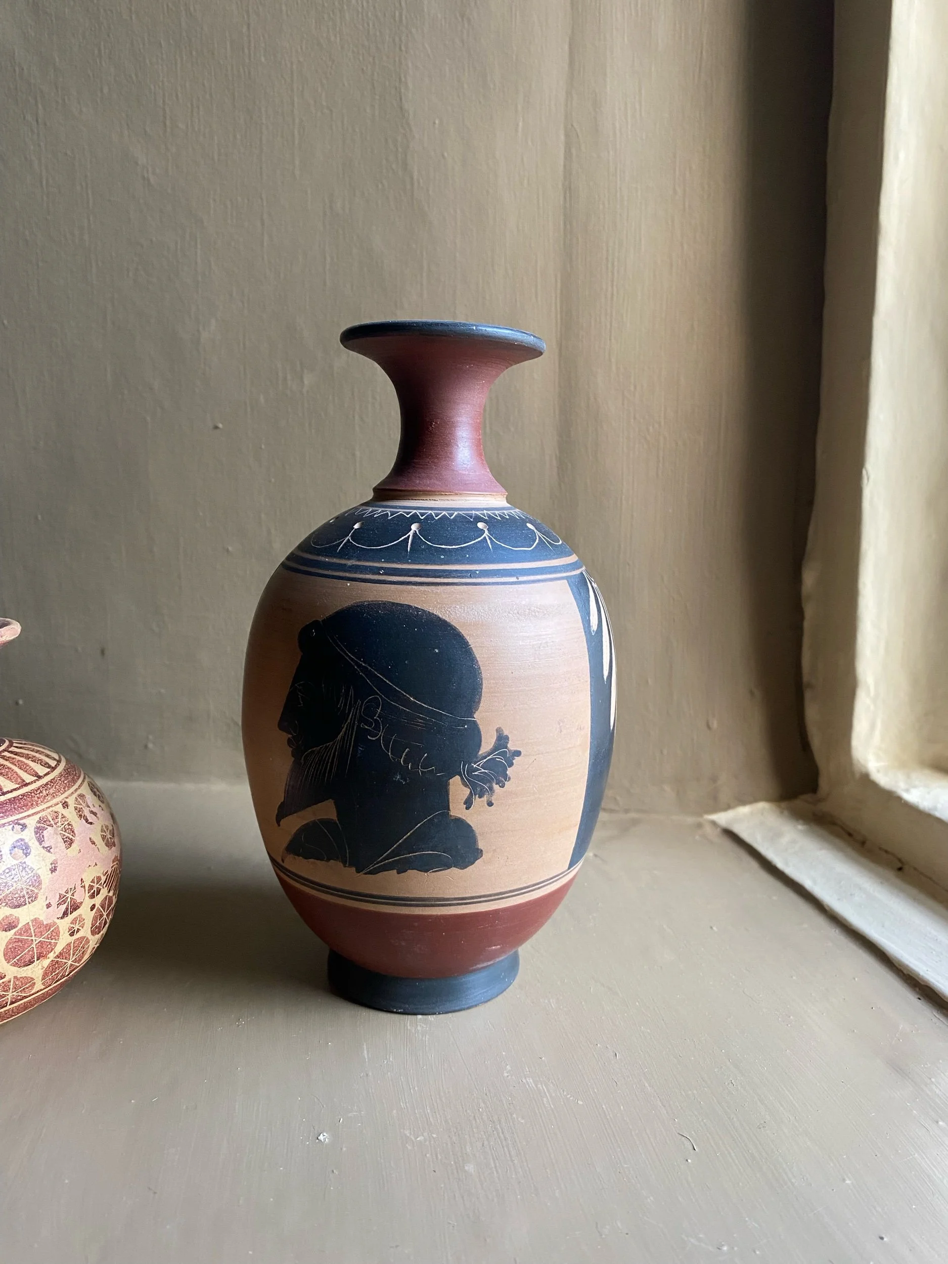 2 Small Museum Copy Greek Pots