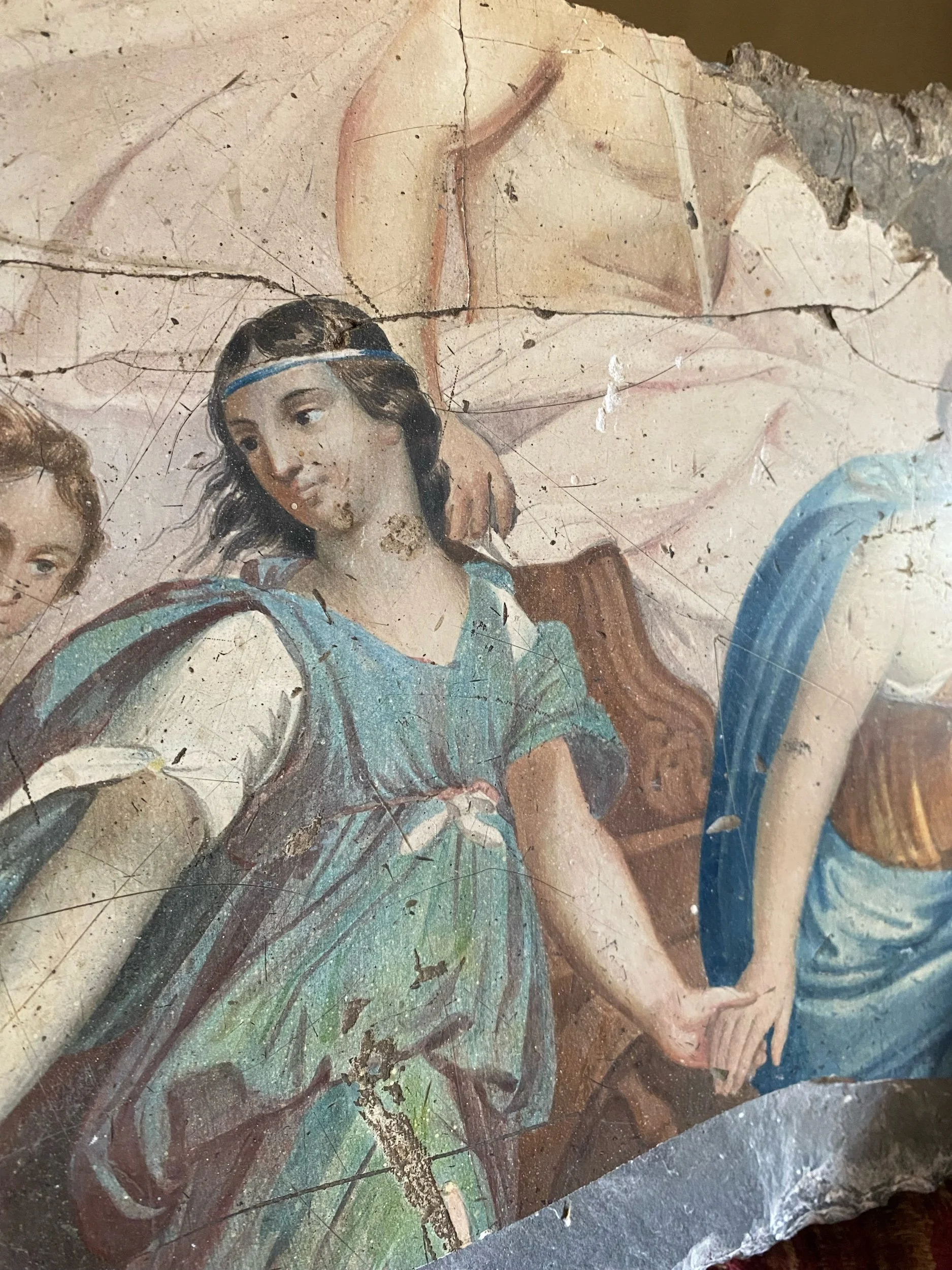 Very Decorative Fresco Style Plaster Panels