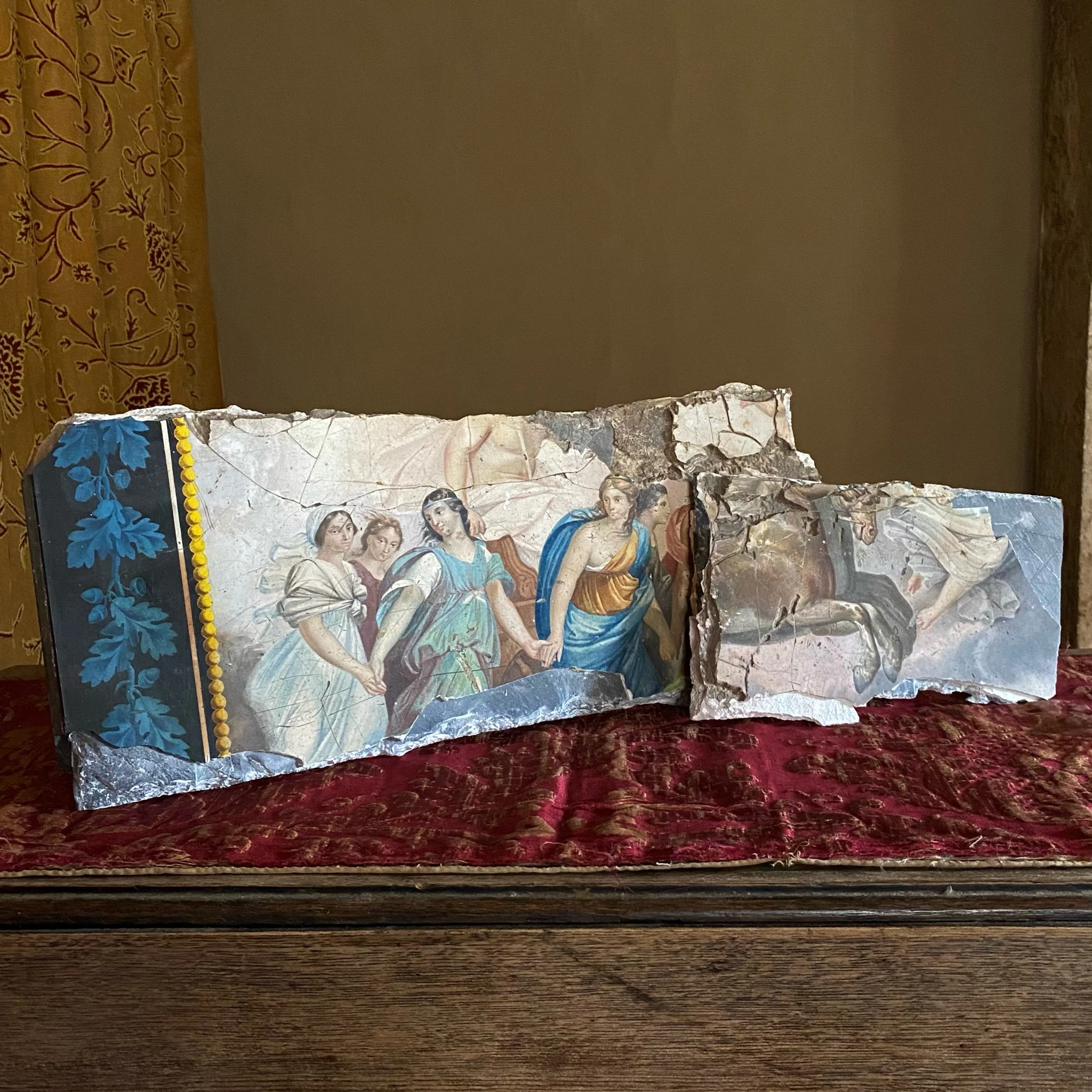 Very Decorative Fresco Style Plaster Panels