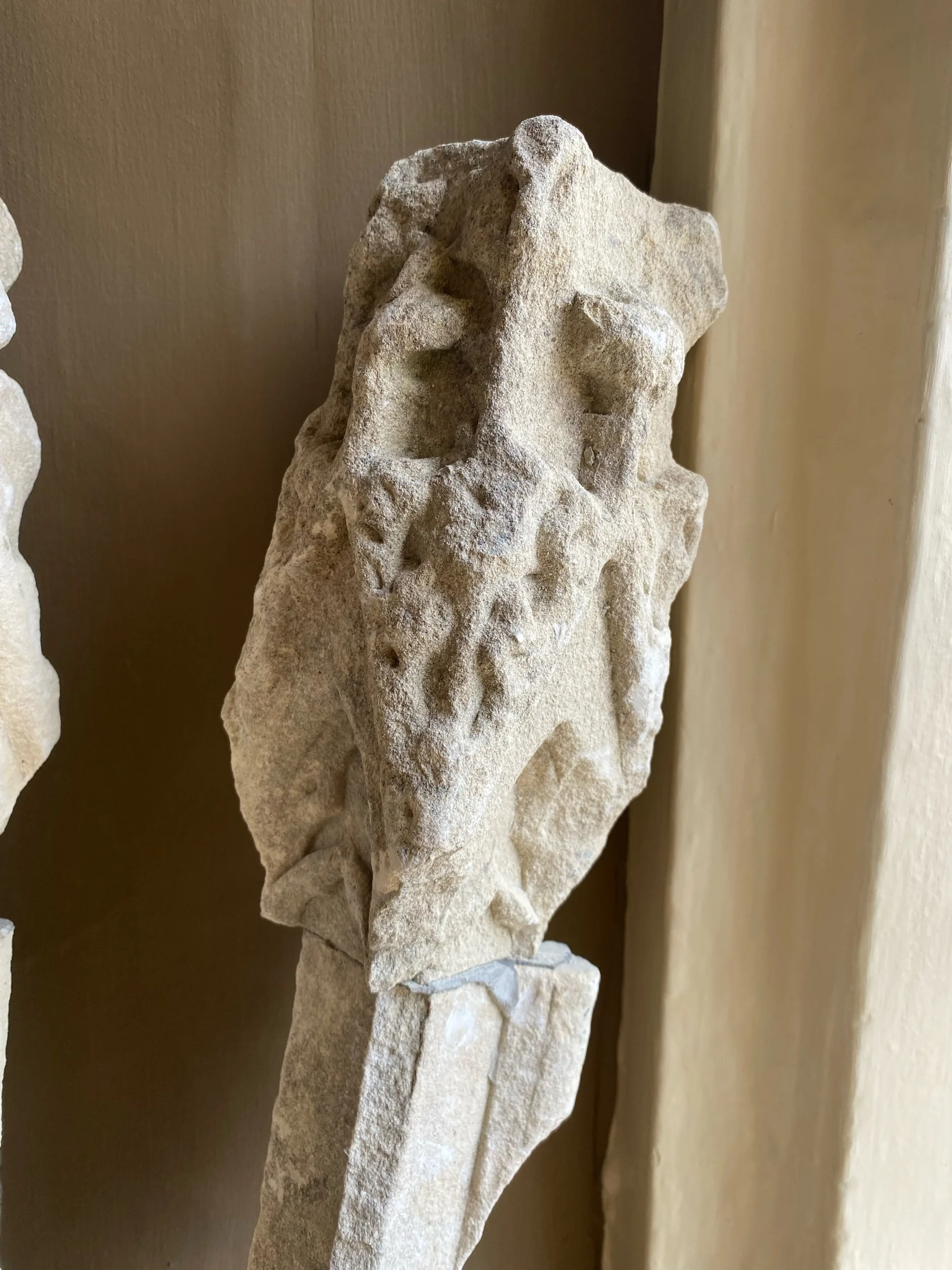 Pair of Medieval Ecclesiastical Stone Fragments
