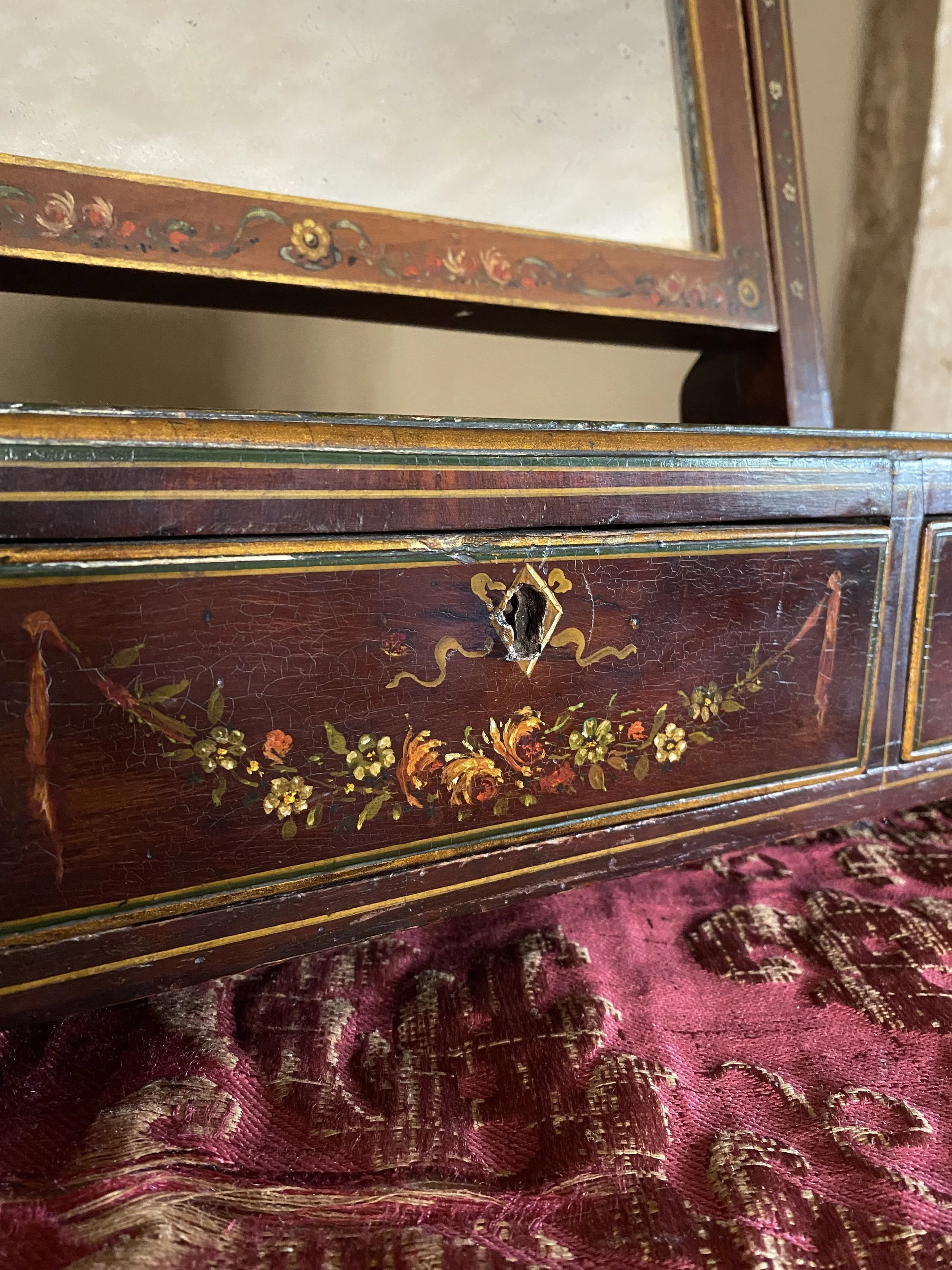 English Regency Period Toilet Mirror
