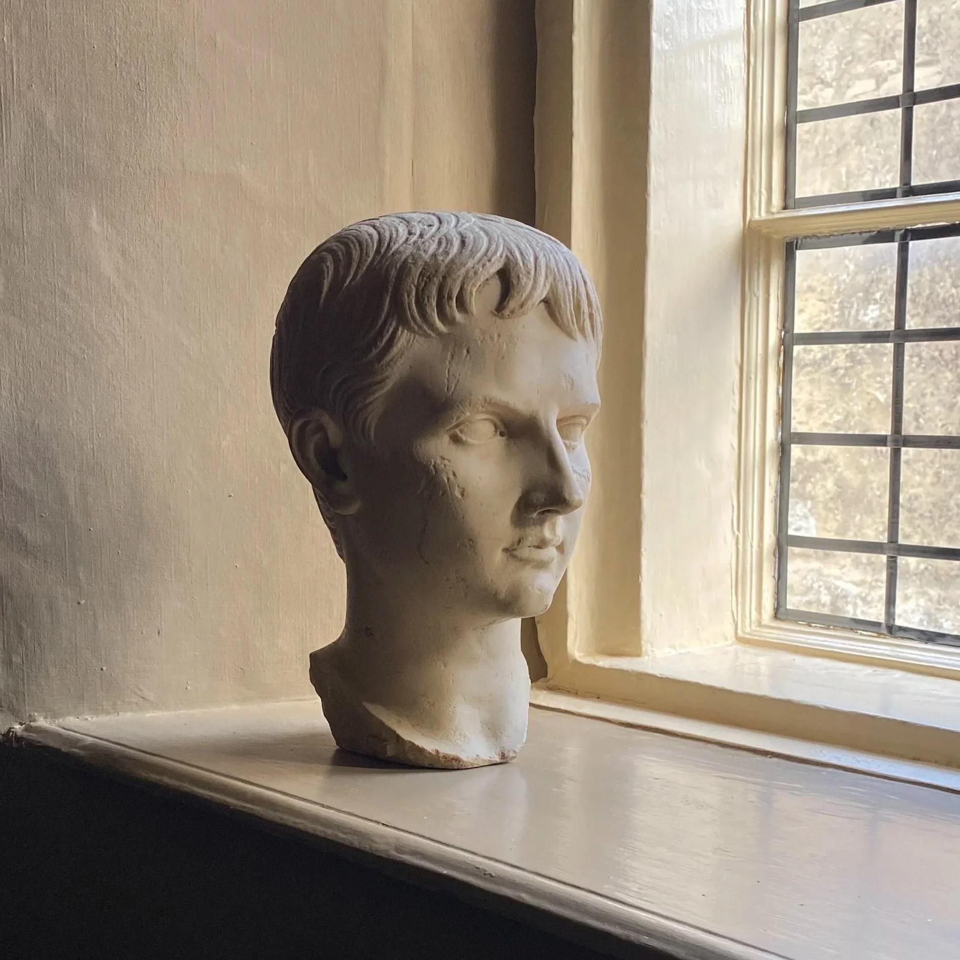 Museum Copy Bust of Young Emperor Augustus