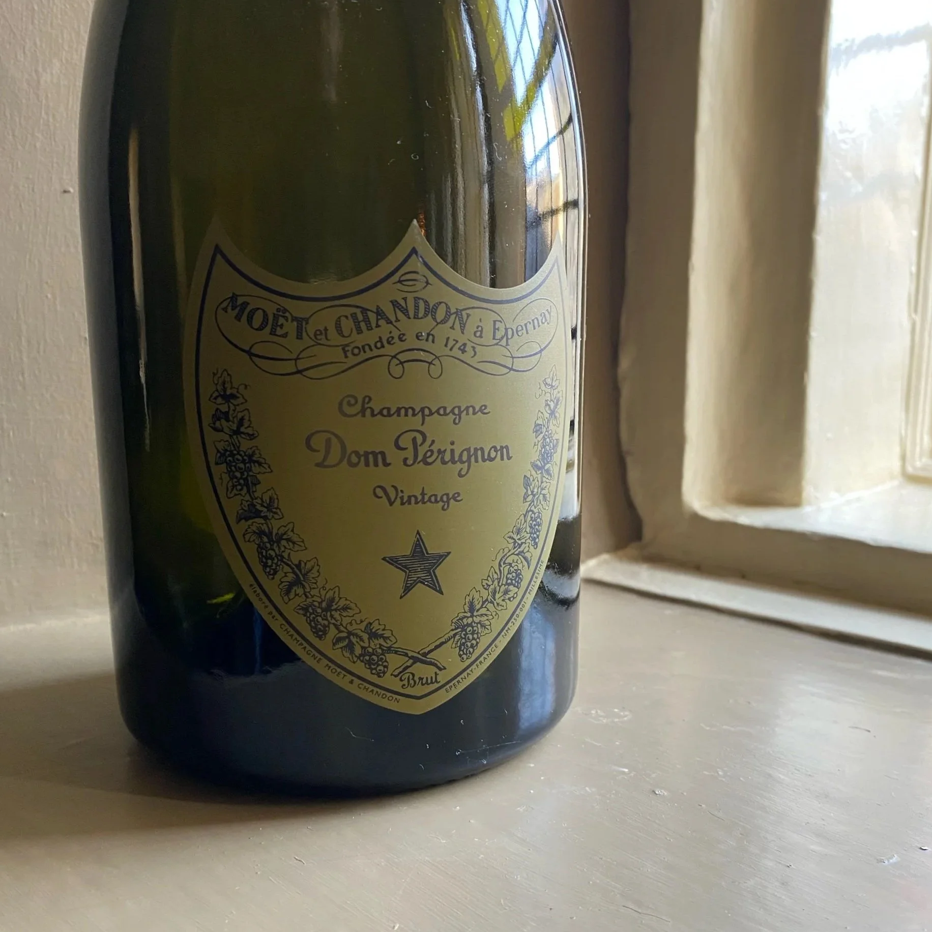 Vintage Dom Pérignon Dummy Champagne Bottle