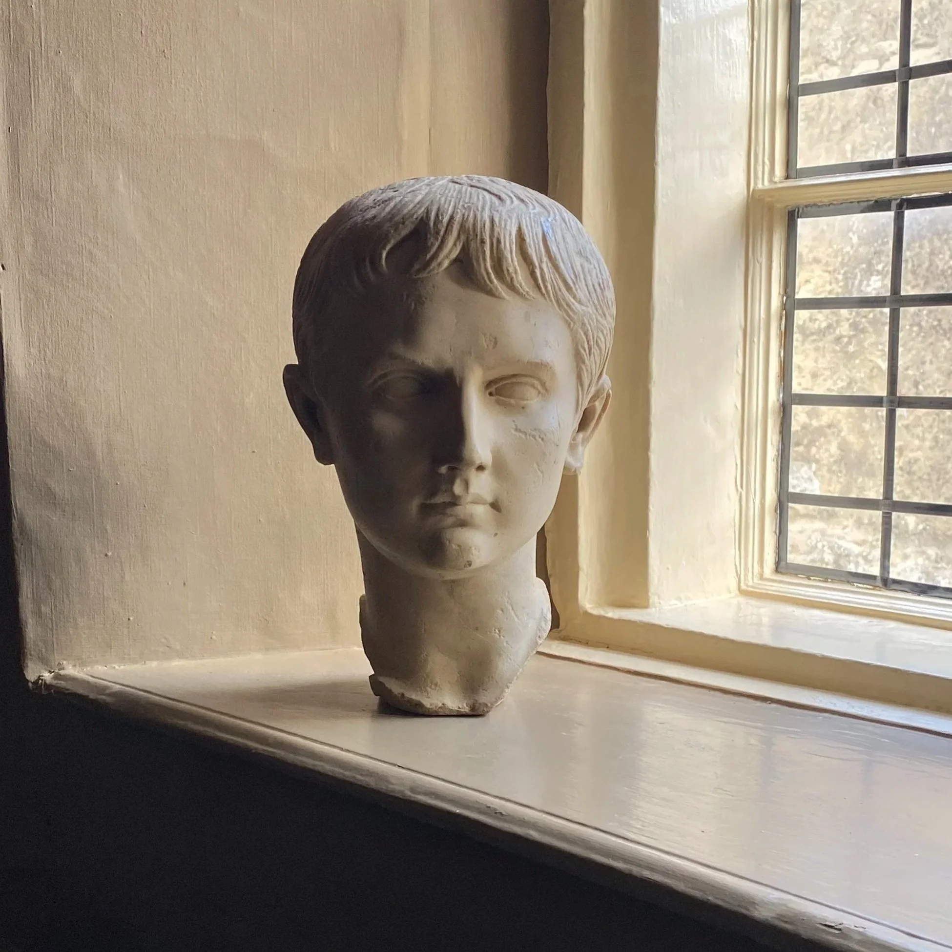 Museum Copy Bust of Young Emperor Augustus