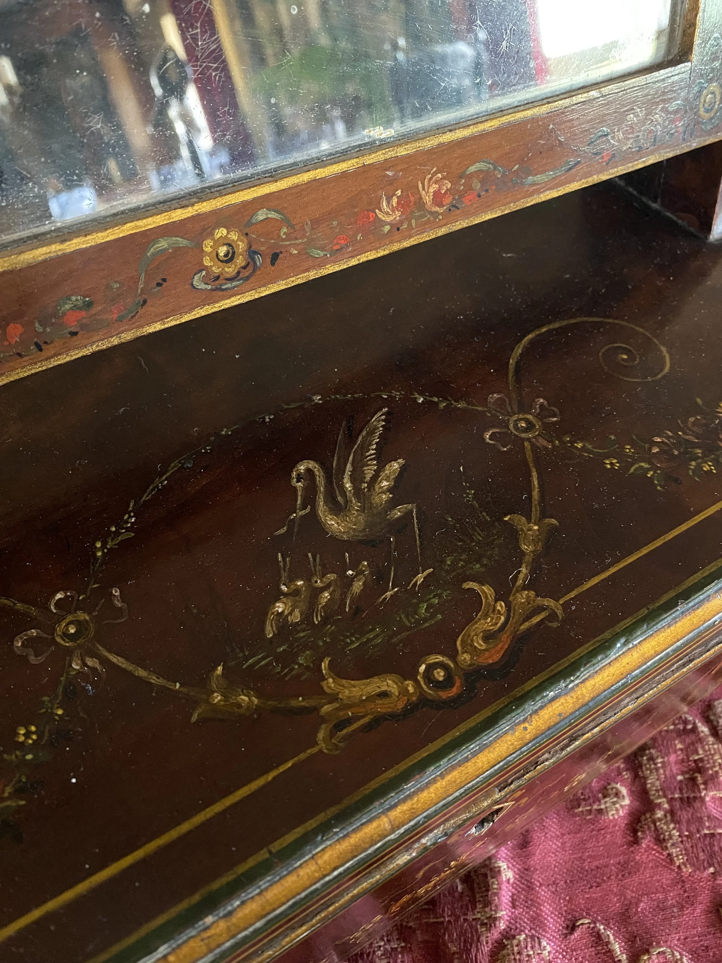 English Regency Period Toilet Mirror