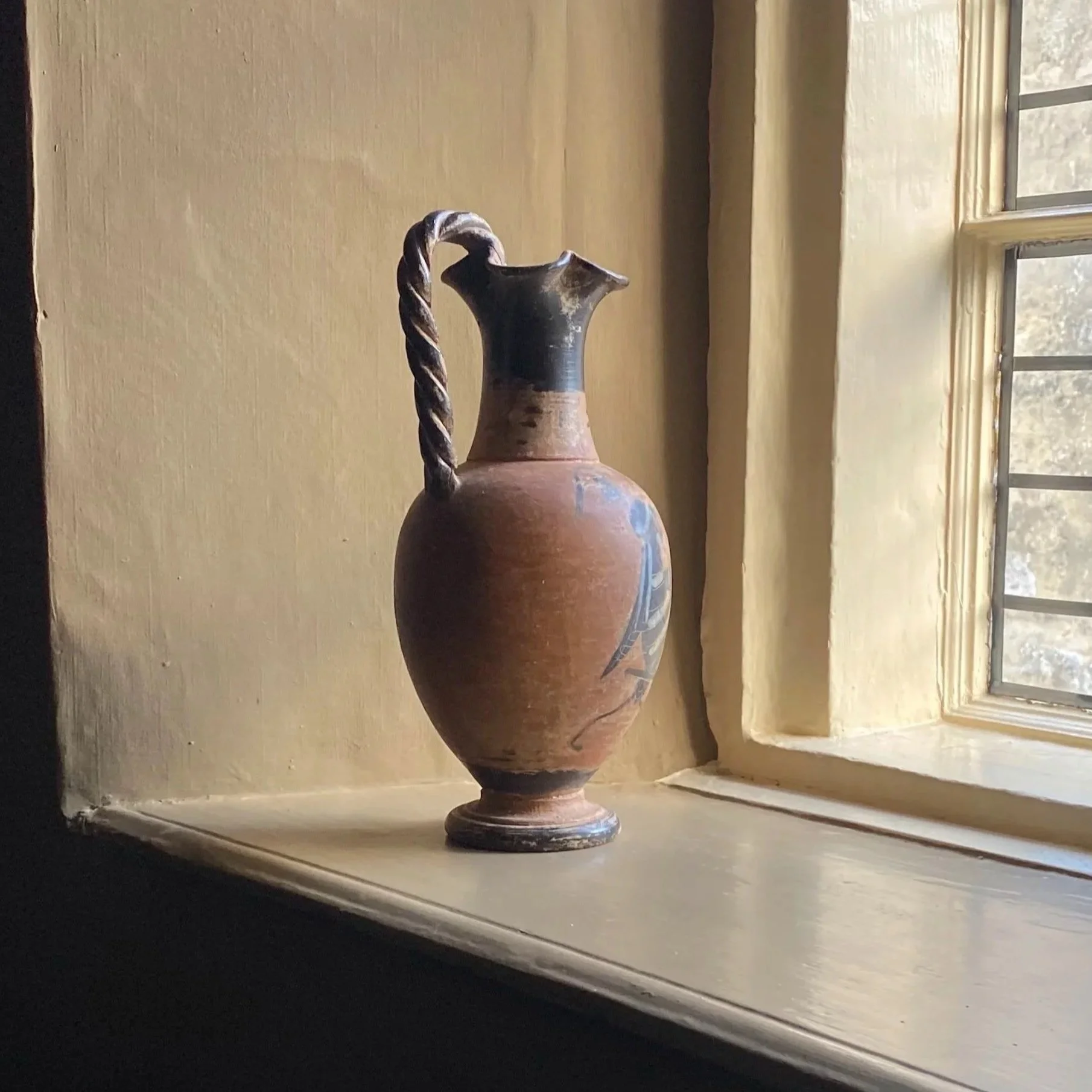 Museum Copy of a Terracotta Greek Ewer