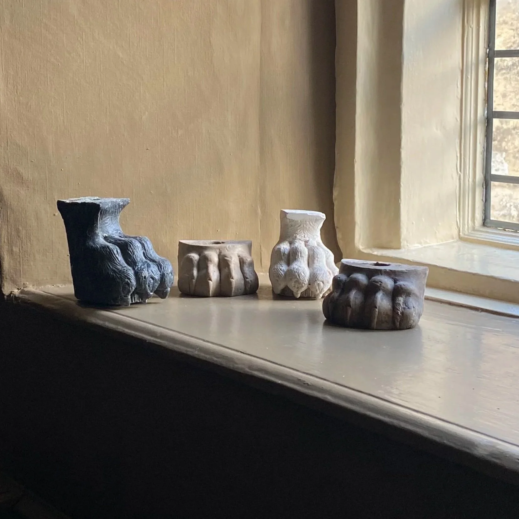 Group of 4 Decorative Animal Paws