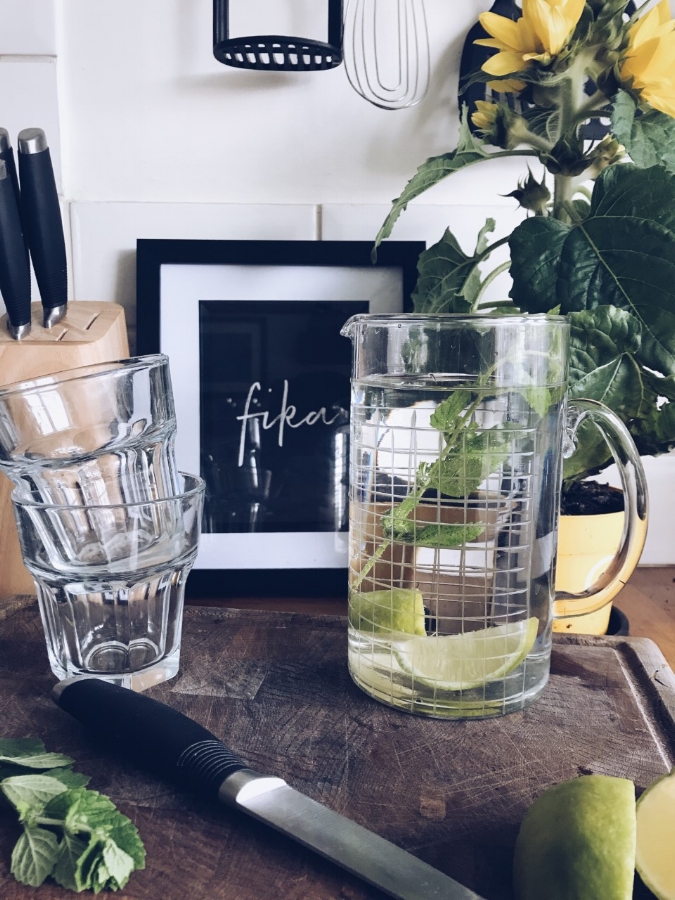 New glass jug from Moth Style in West Didsbury - one of my all time favourite interior shops.