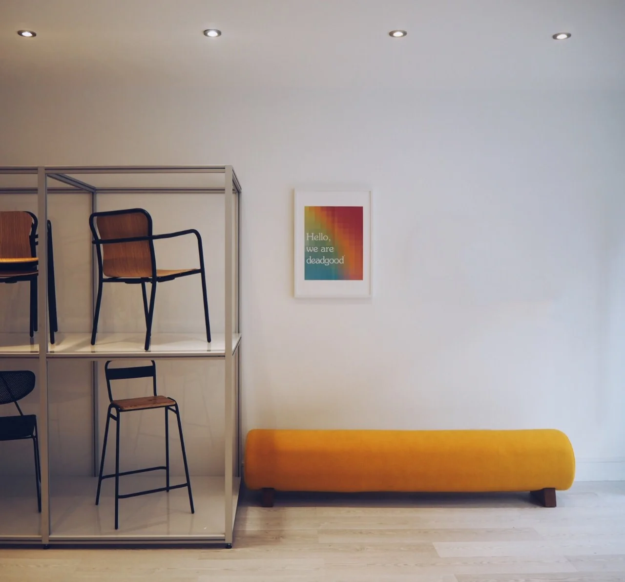 Pops of yellow by DeadGood. 
