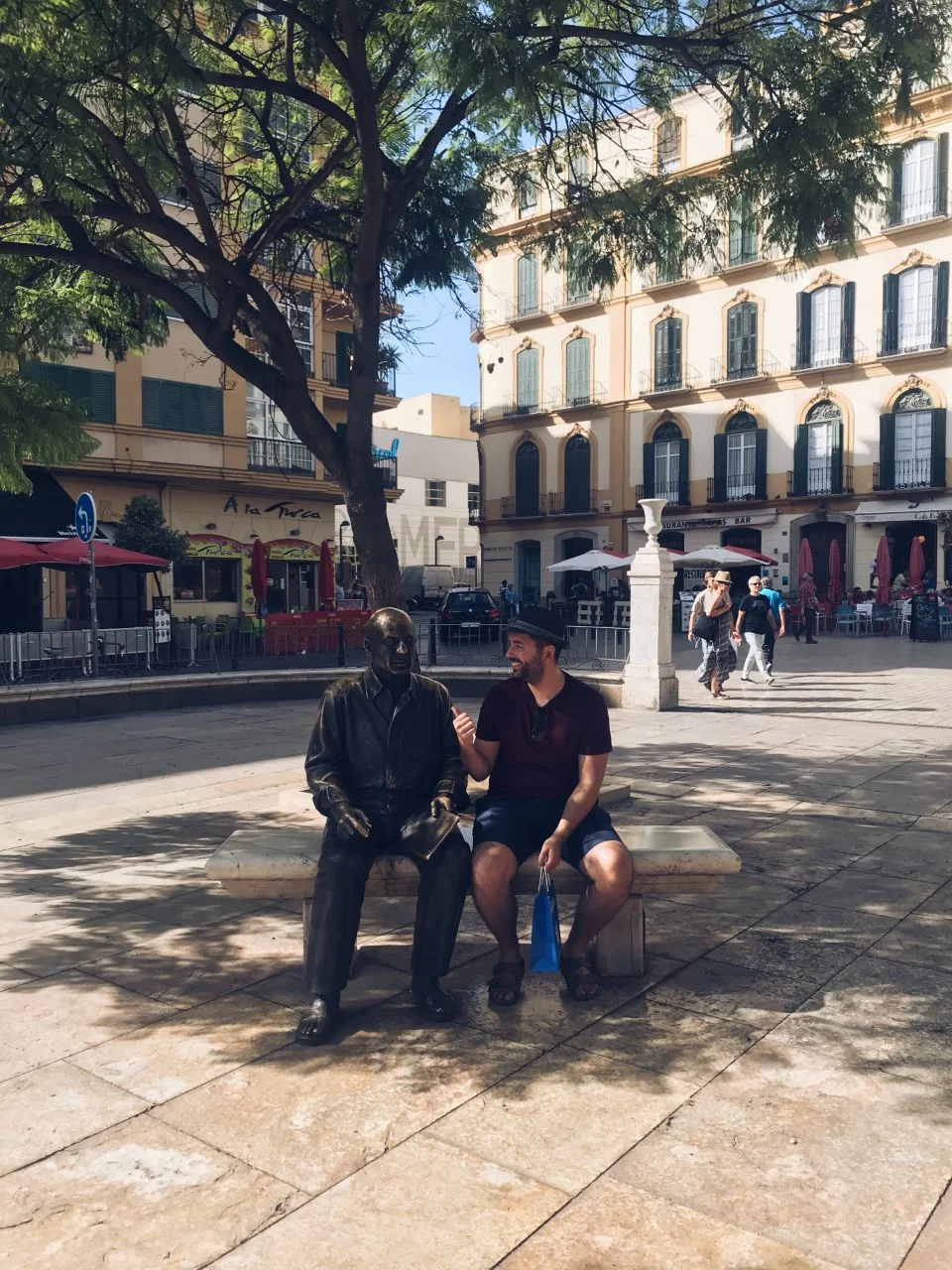 Picasso monument, Malaga. 